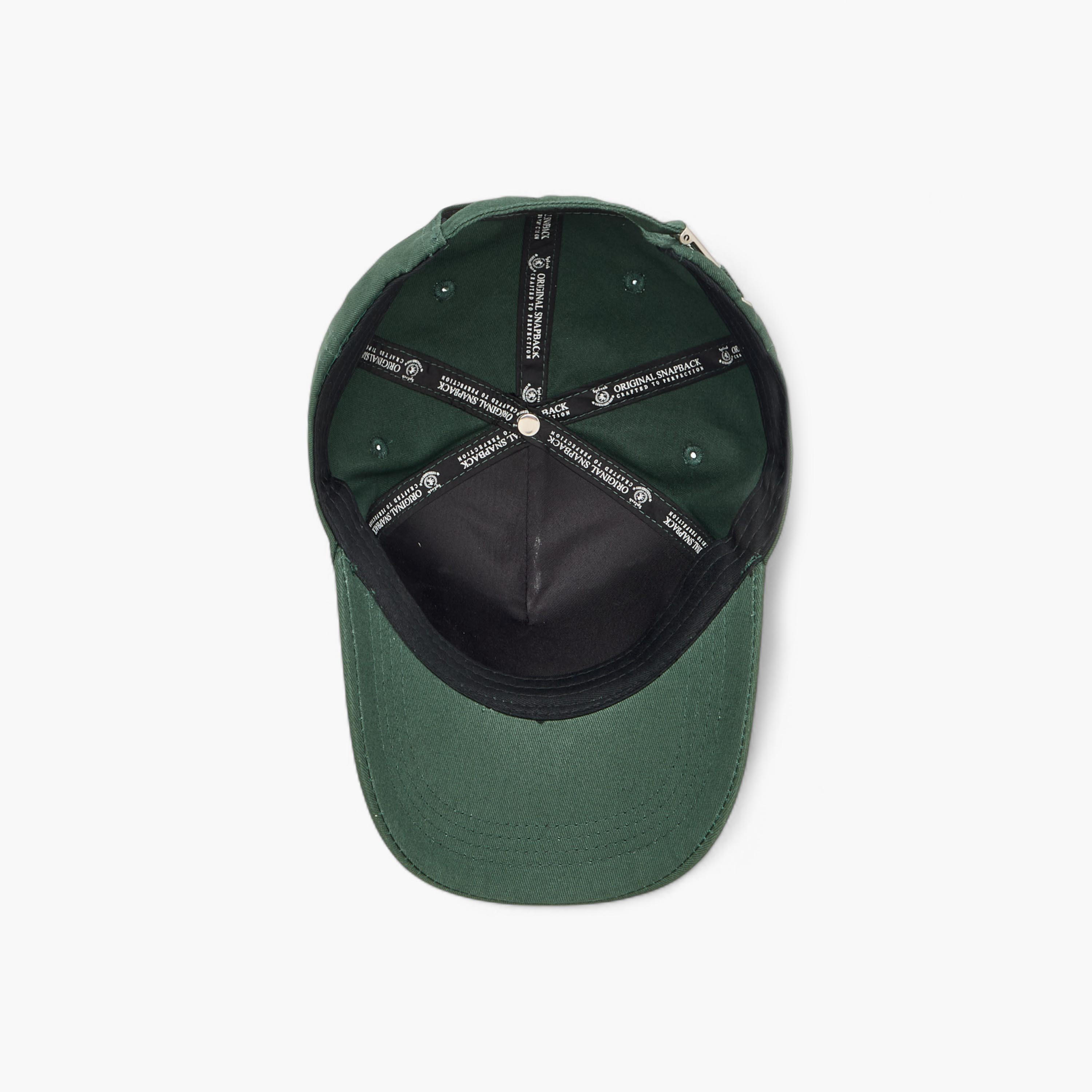 Kappa Logo Embroidered Cap with Buckled Strap Closure-men-caps-image-8