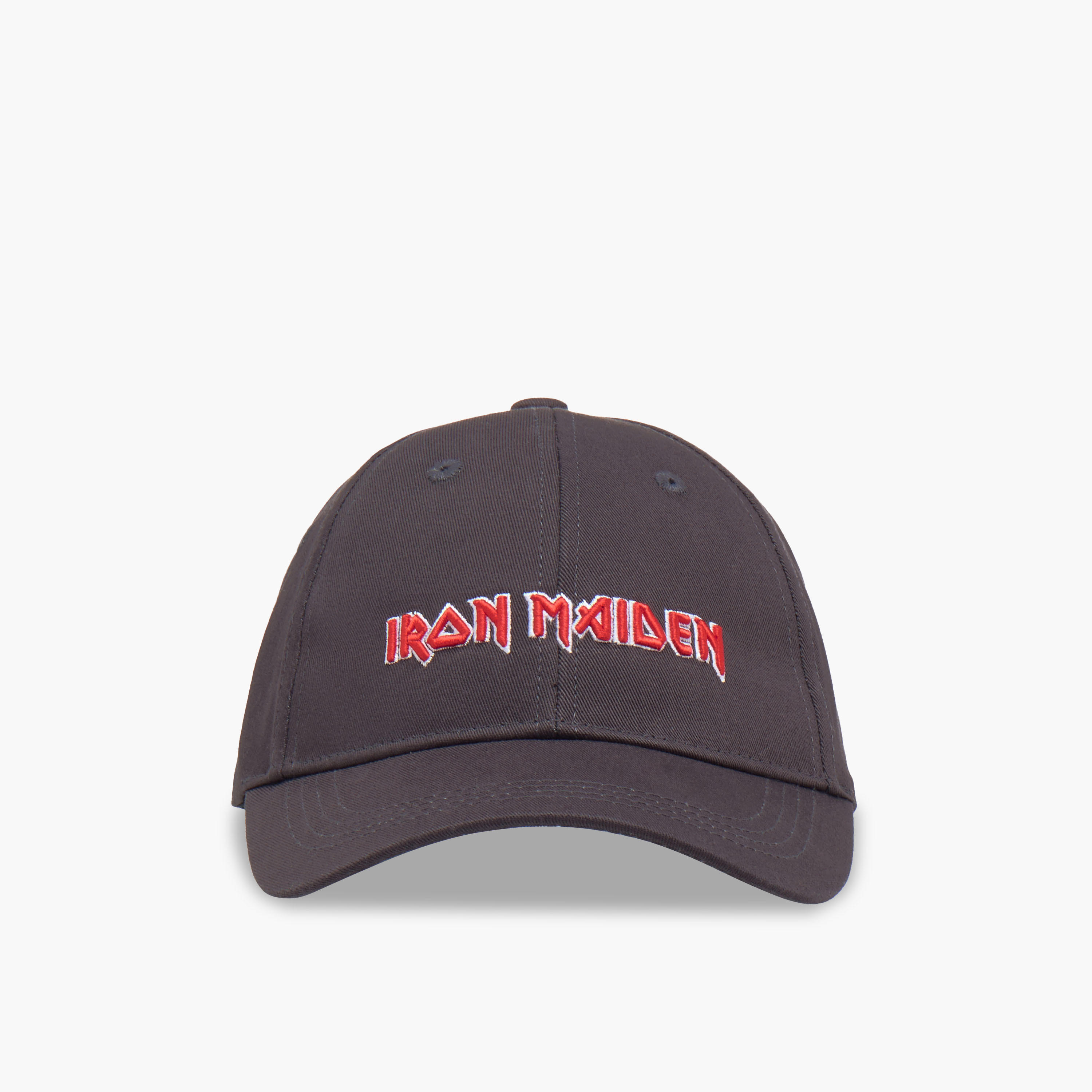 Iron Maiden Embroidered Cap with Buckled Strap Closure-men-caps-image-1