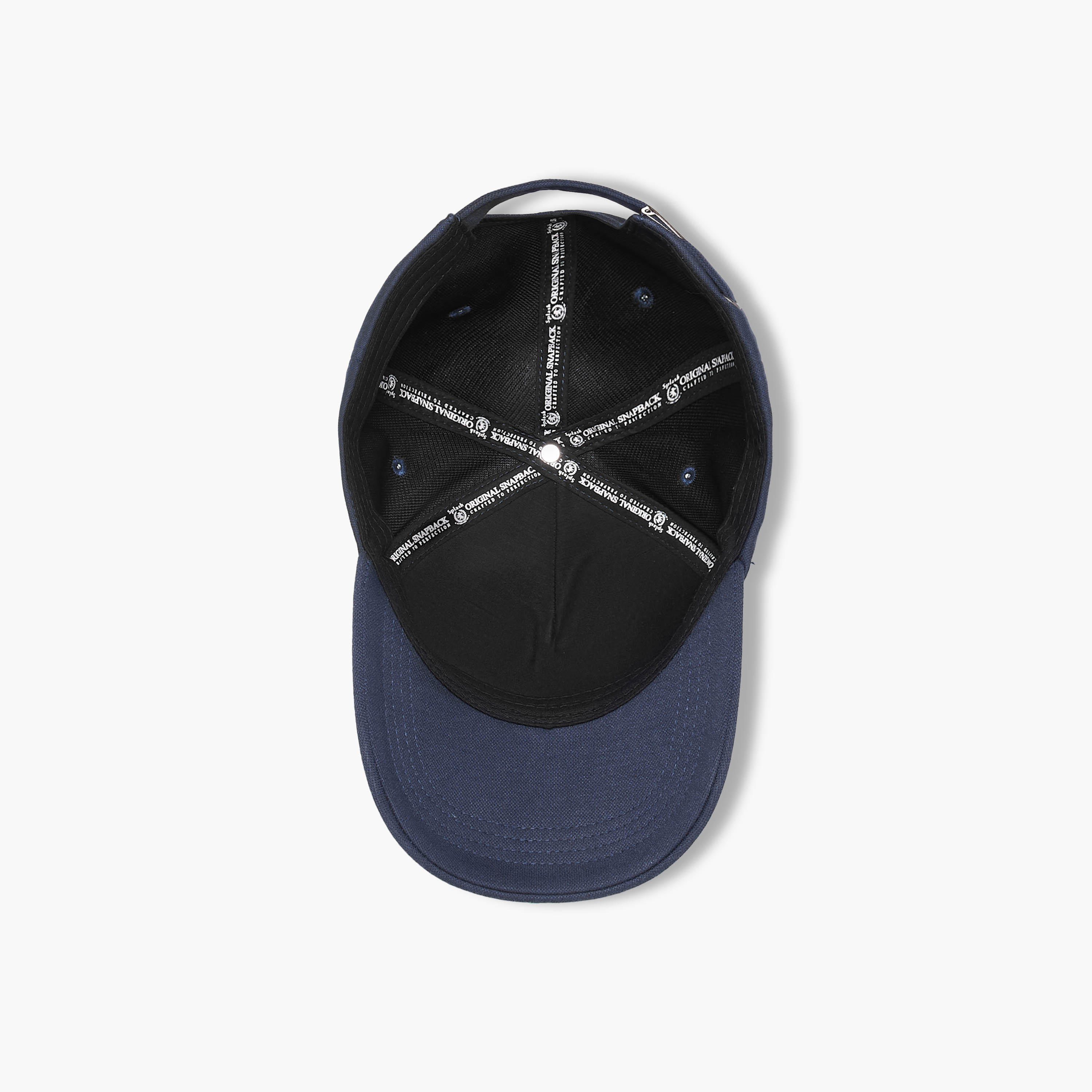 Slogan Print Cap with Buckled Strap Closure-men-caps-image-8