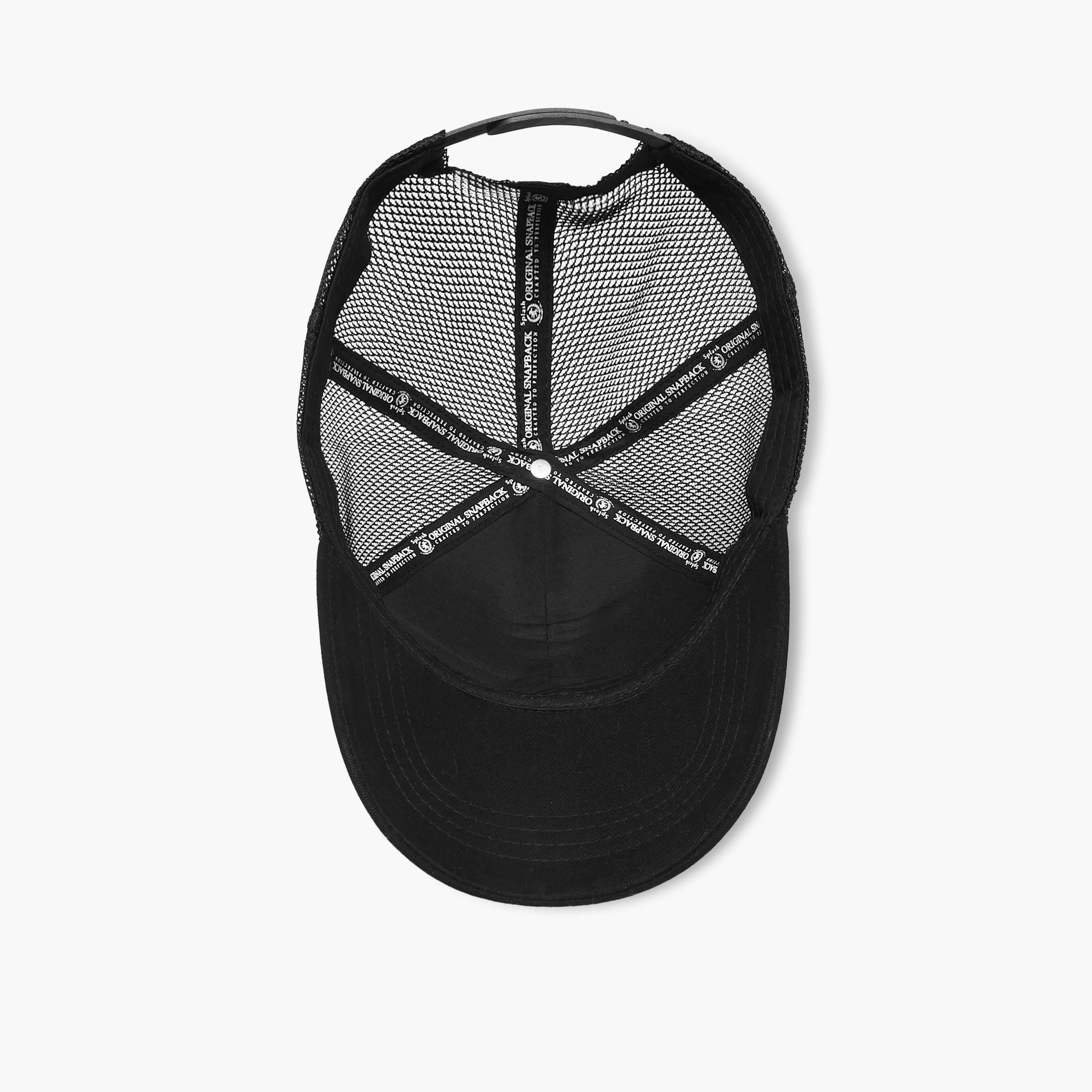 LA Embroidered Cap with Snap Back Closure-men-caps-image-8