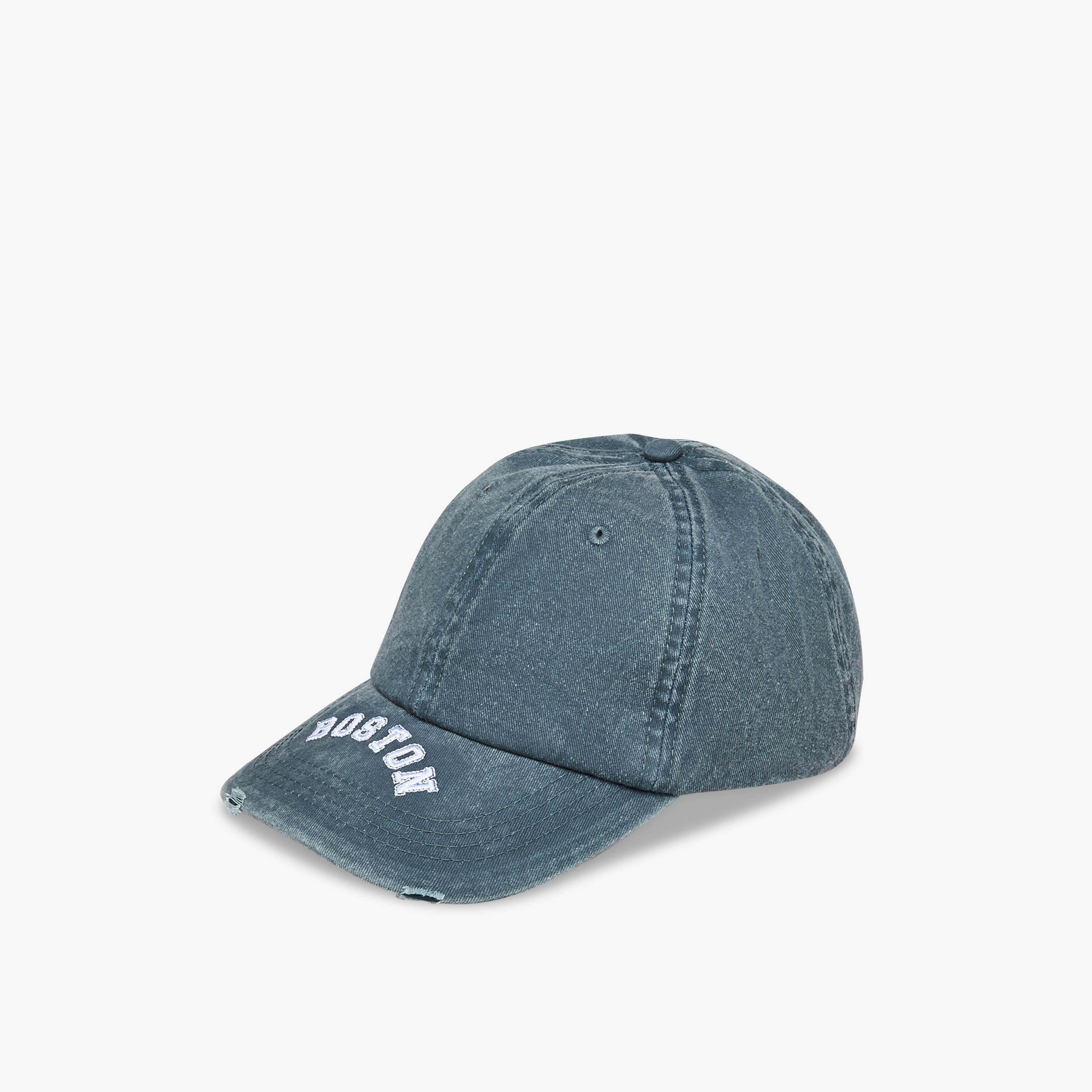 Embroidered Cap with Buckled Strap Closure-men-caps-image-3