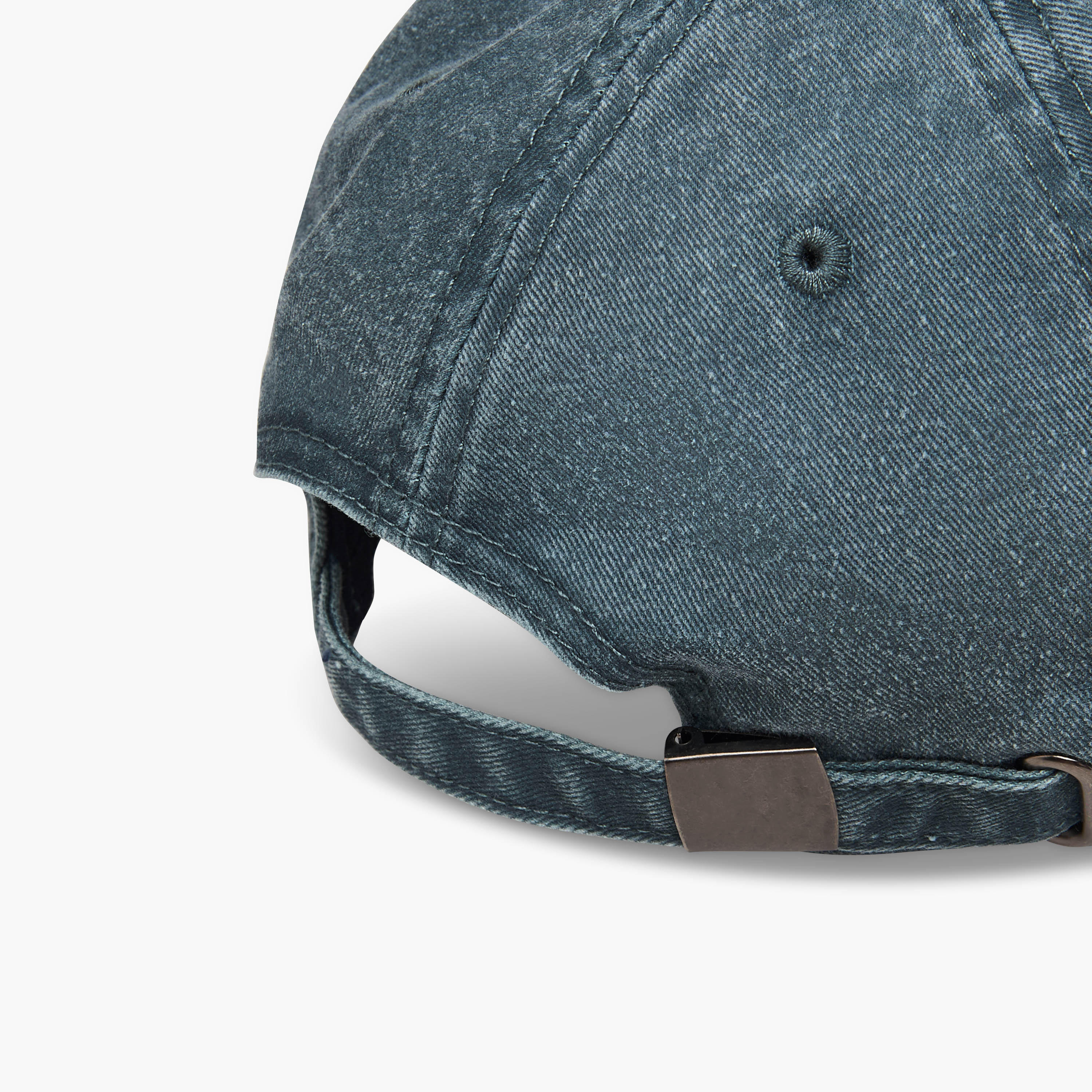 Embroidered Cap with Buckled Strap Closure-men-caps-image-7