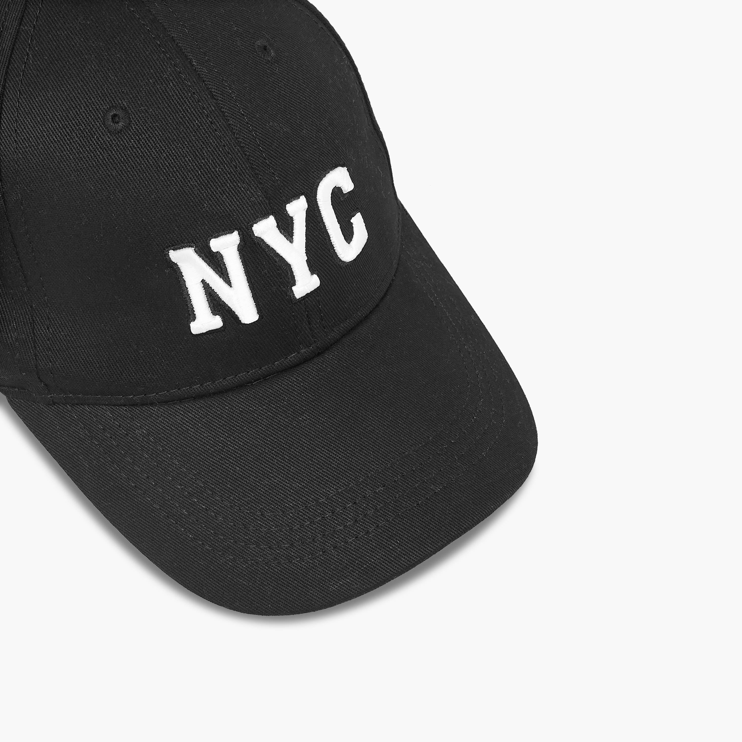 NYC Embroidered Cap with Buckled Strap Closure-men-caps-image-7