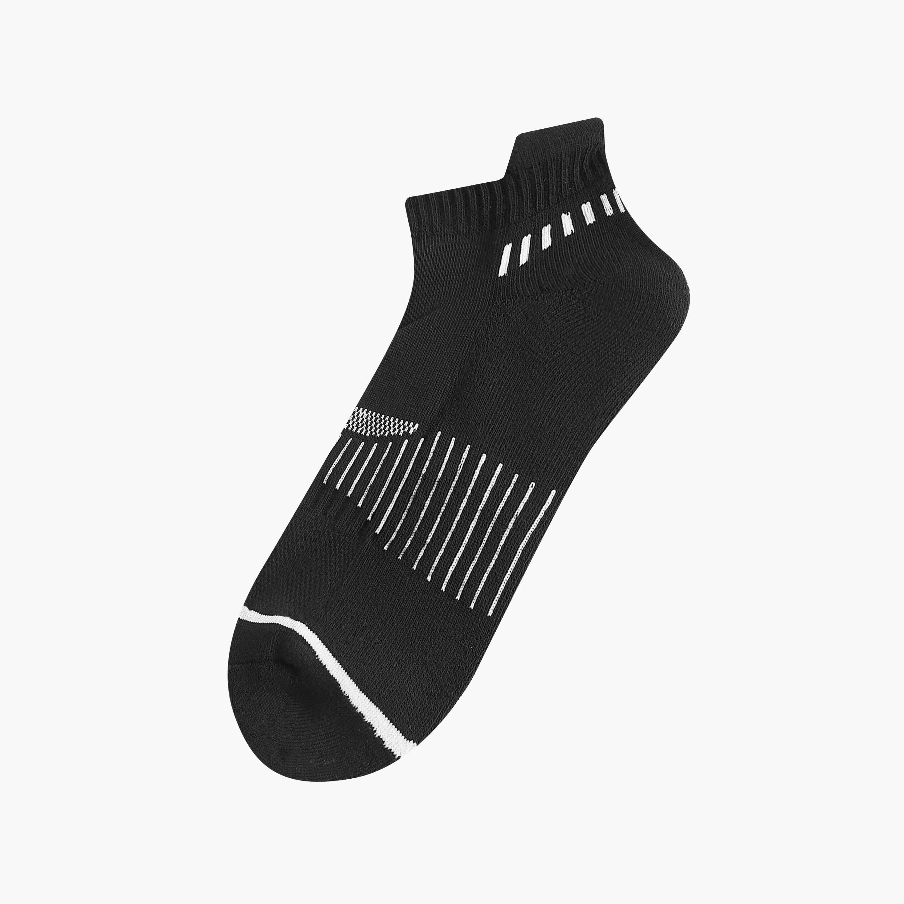 Set of 3 - Printed Ankle Length Half Terry Socks-men-socks-image-2