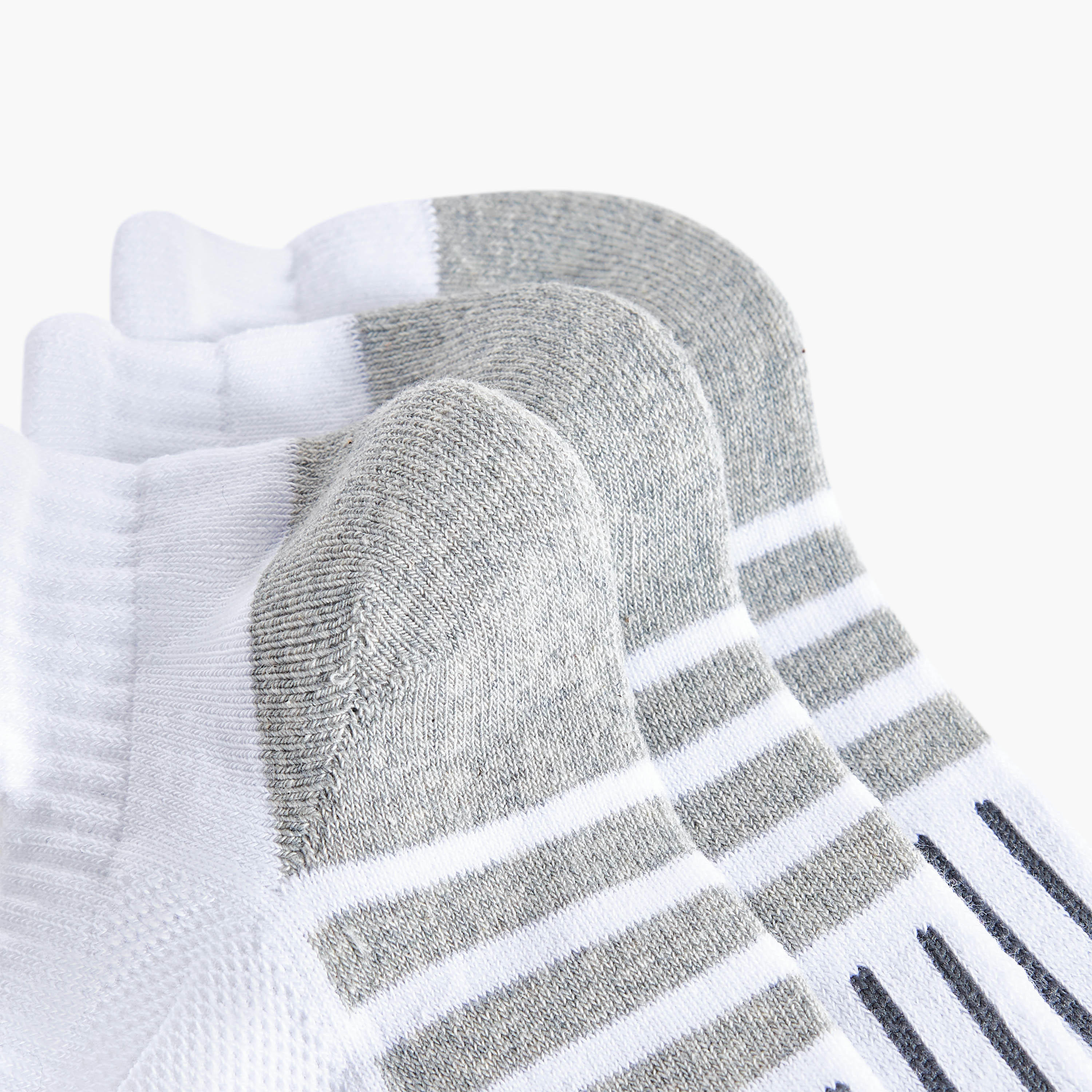 Set of 3 - Printed Ankle Length Half Terry Socks-men-socks-image-4
