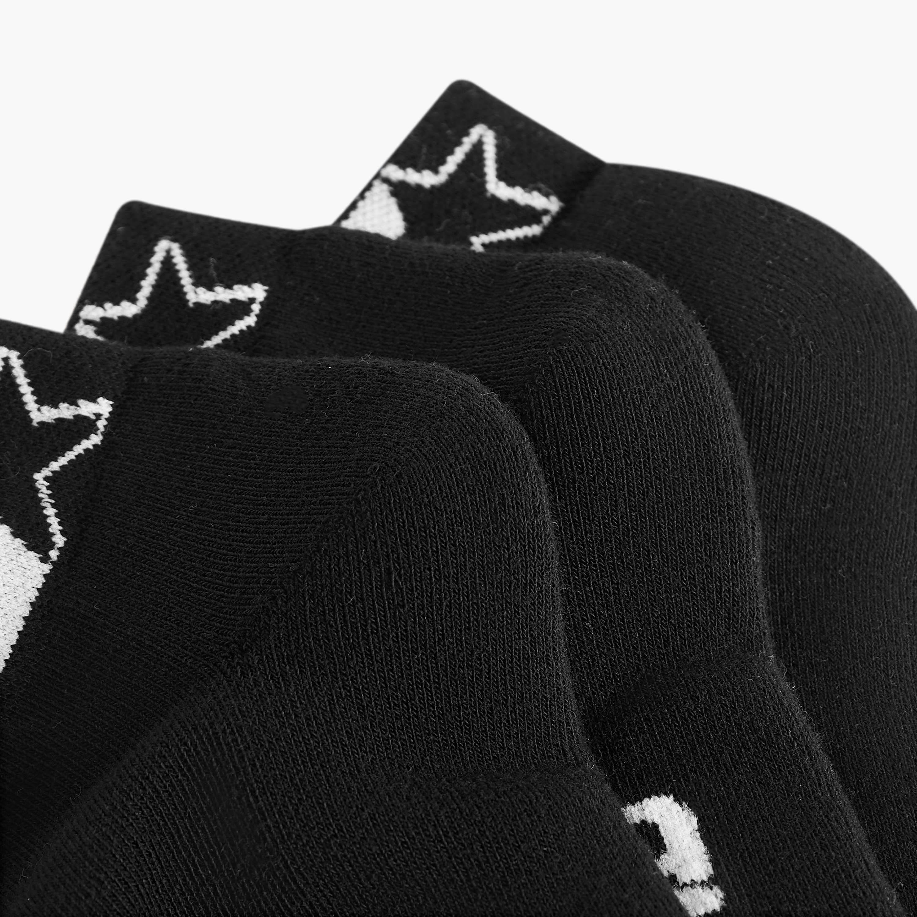 Set of 3 - Starter Logo Print Ankle Length Socks-men-socks-image-4