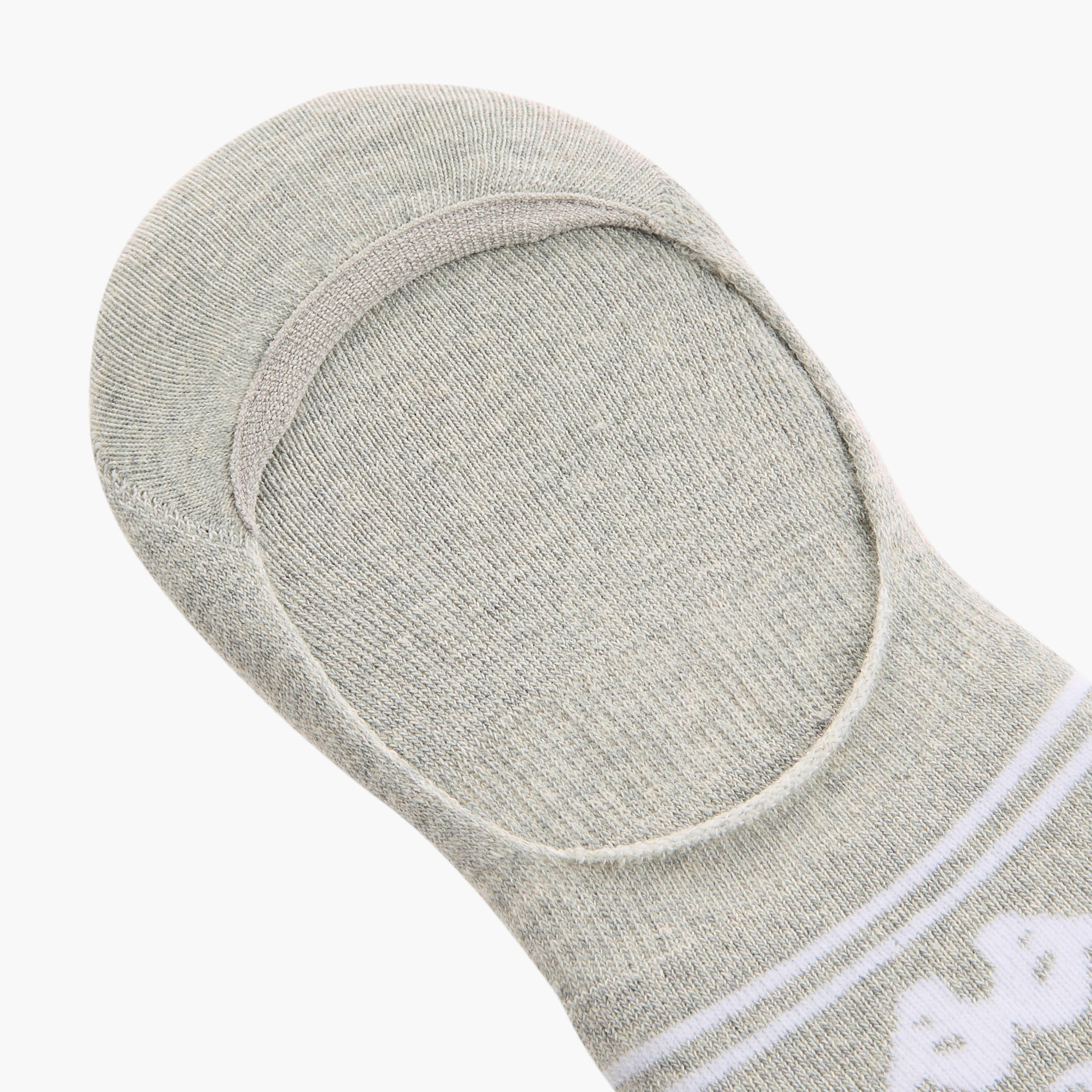 جوارب غير مرئية بحماية من البكتيريا وتفاصيل الشعار من كابا - طقم من 3 أزواج-men-socks-image-5