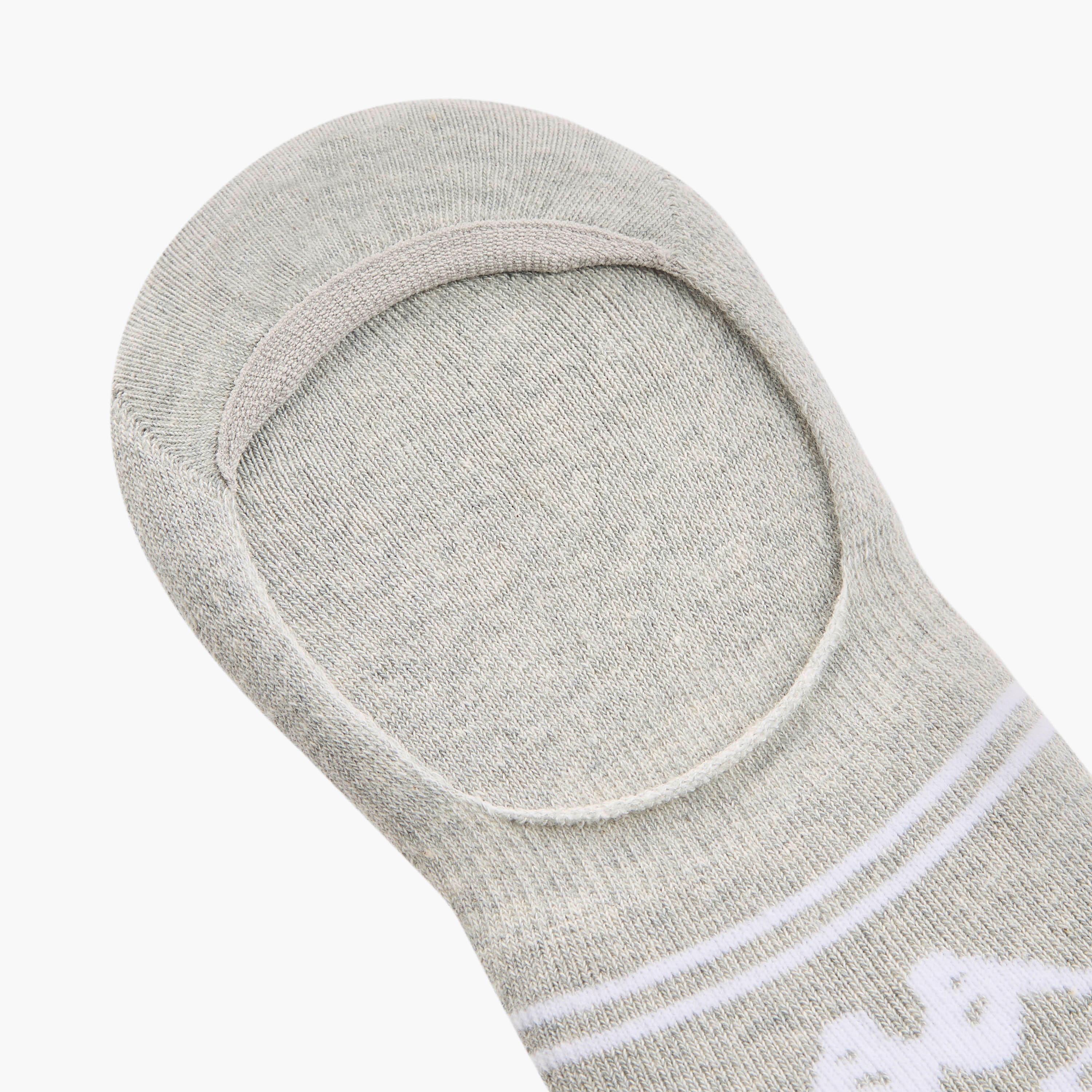 جوارب غير مرئية بحماية من البكتيريا وتفاصيل الشعار من كابا - طقم من 3 أزواج-men-socks-image-5