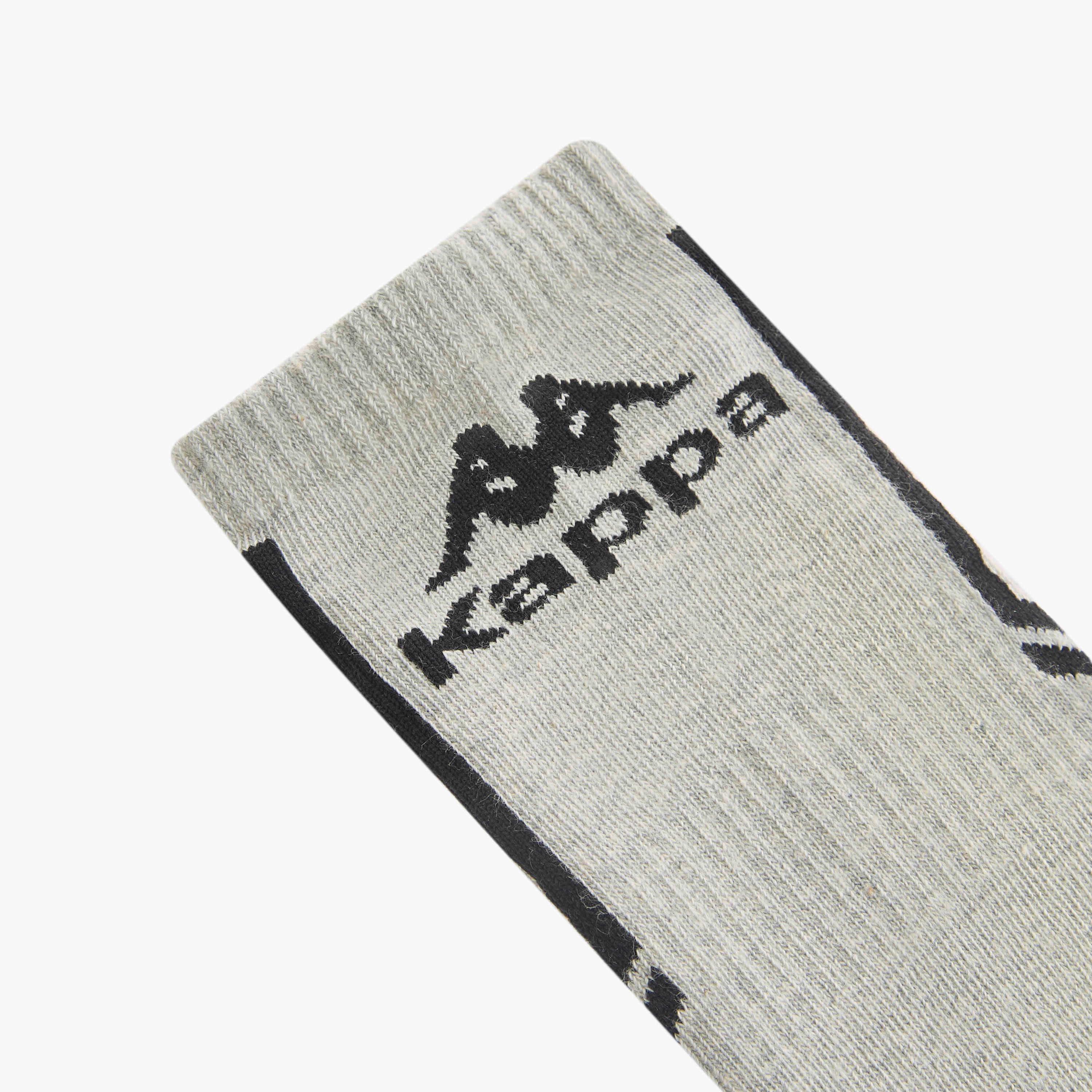 جوارب بطول الكاحل وحماية من البكتيريا وتفاصيل الشعار من كابا - طقم من 3 أزواج-men-socks-image-6