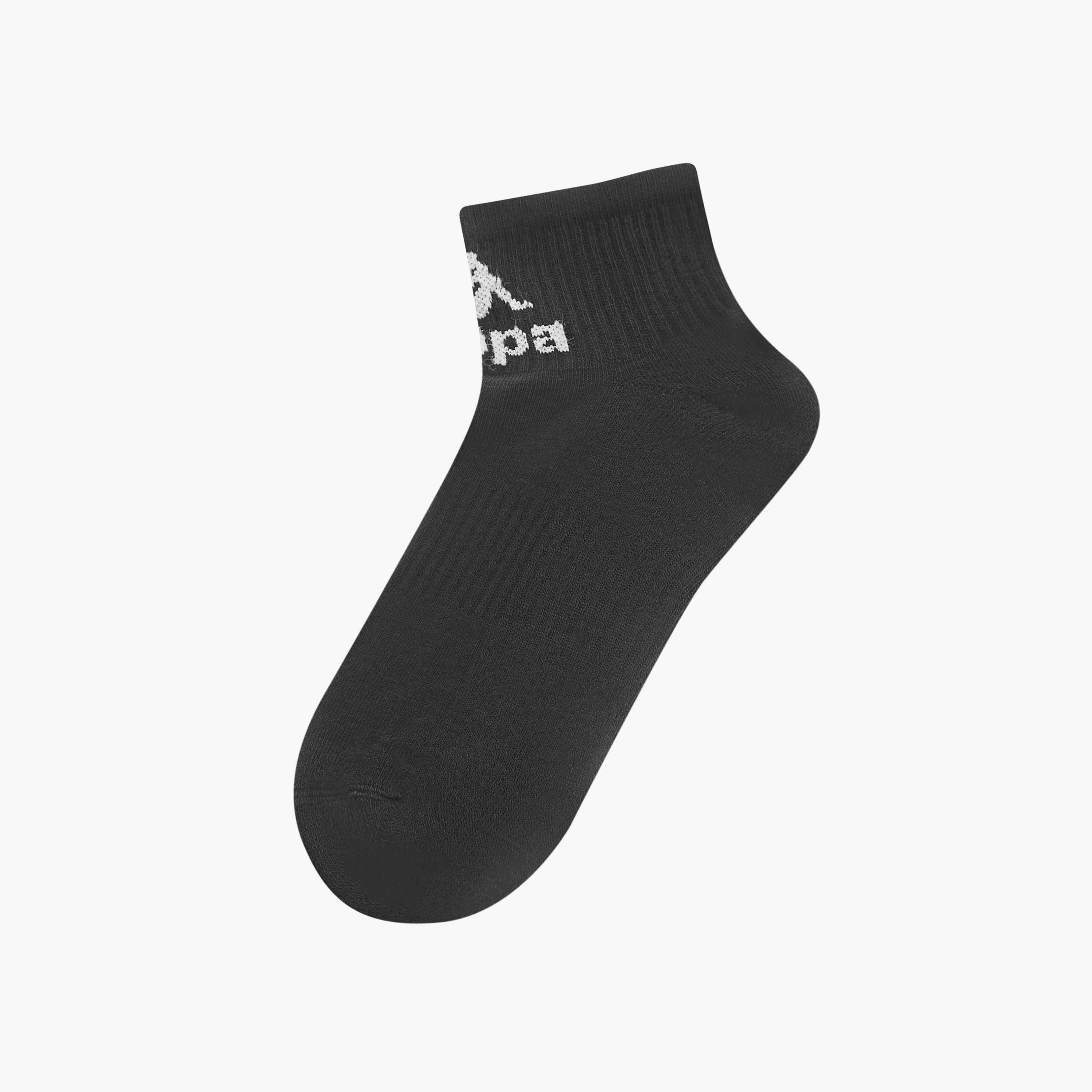 Set of 5 - Kappa Logo Detail Ankle Length Socks with Antibacterial Protection-men-socks-image-2