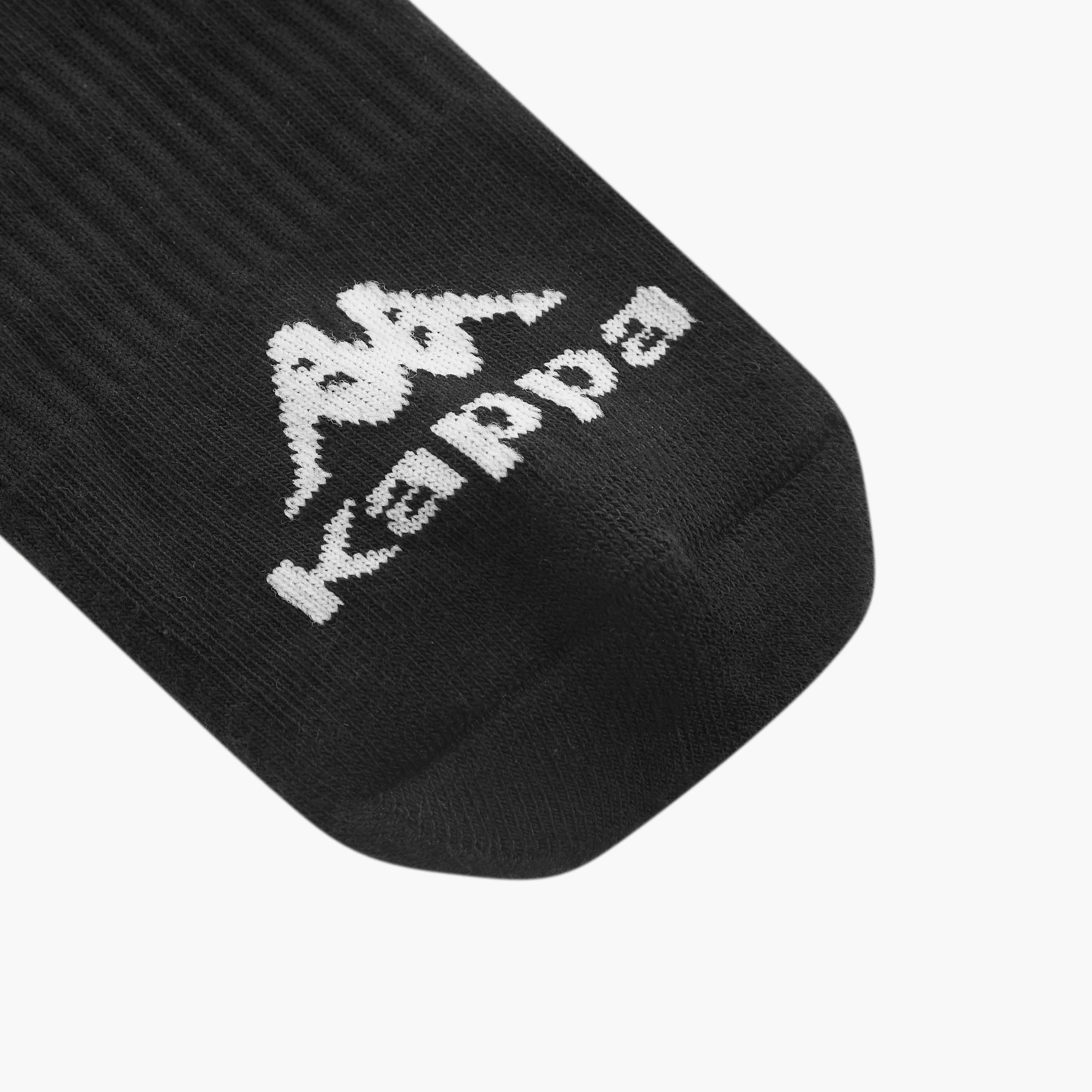 جوارب نصف تيري بطول الكاحل وحماية من البكتيريا وطبعات الشعار من كابا - طقم من 3 أزواج-men-socks-image-3