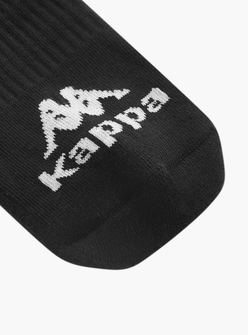 جوارب نصف تيري بطول الكاحل وحماية من البكتيريا وطبعات الشعار من كابا - طقم من 3 أزواج-men-socks-image-3