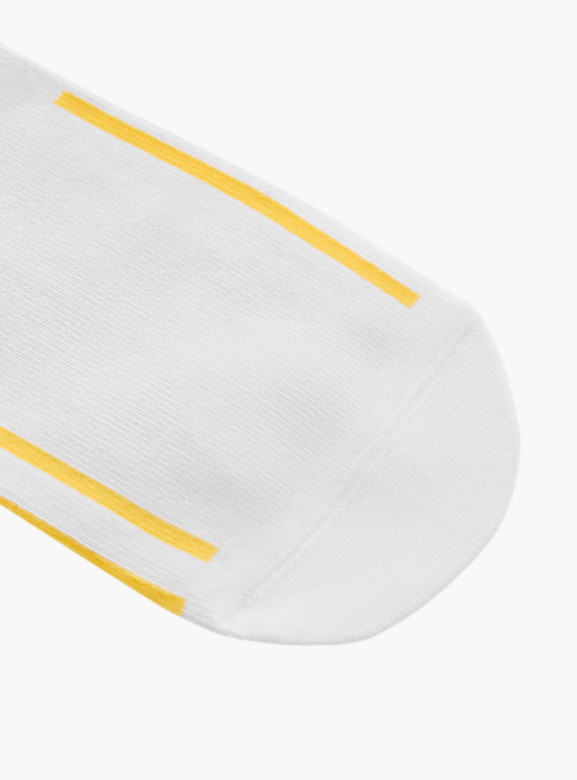 Set of 3 - Stripe Detail Ankle Length Socks with Antibacterial Protection-men-socks-image-3