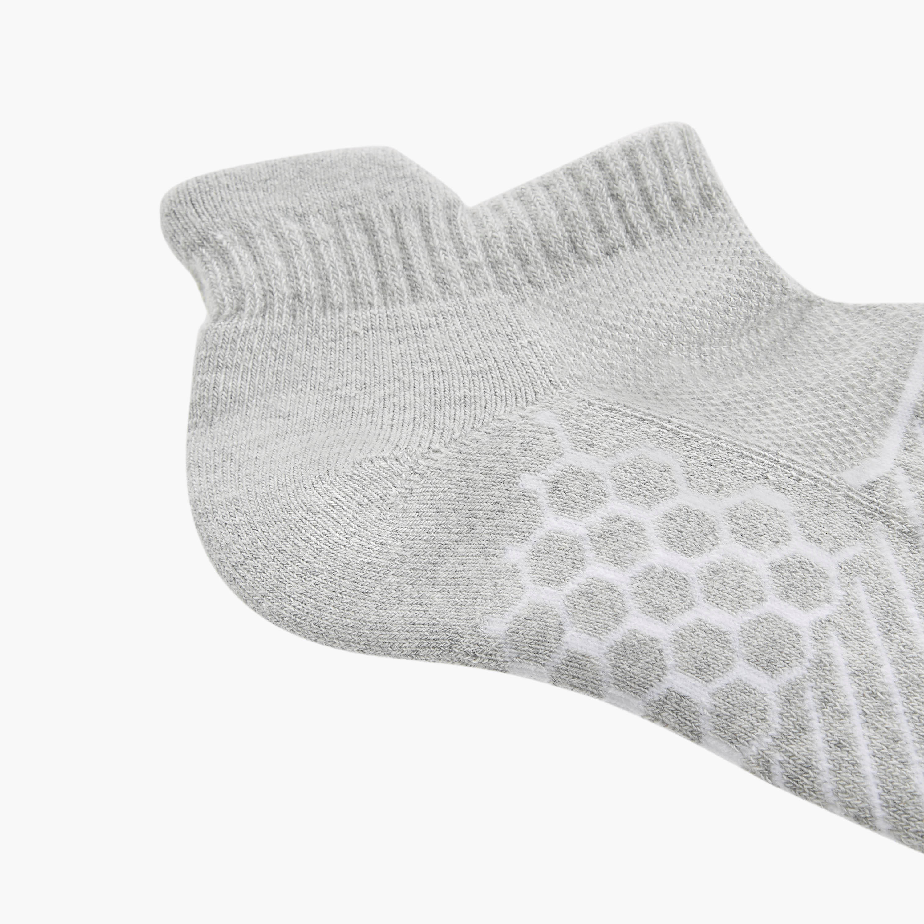 جوارب بارزة الملمس بطول الكاحل وحماية من البكتيريا - طقم من 5 أزواج-men-socks-image-5