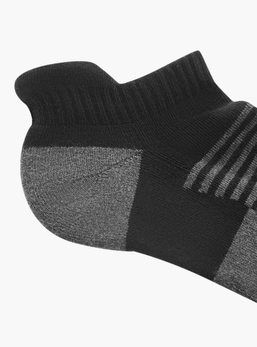 Set of 5 - Textured Ankle Length Socks with Antibacterial Protection-men-socks-image-5