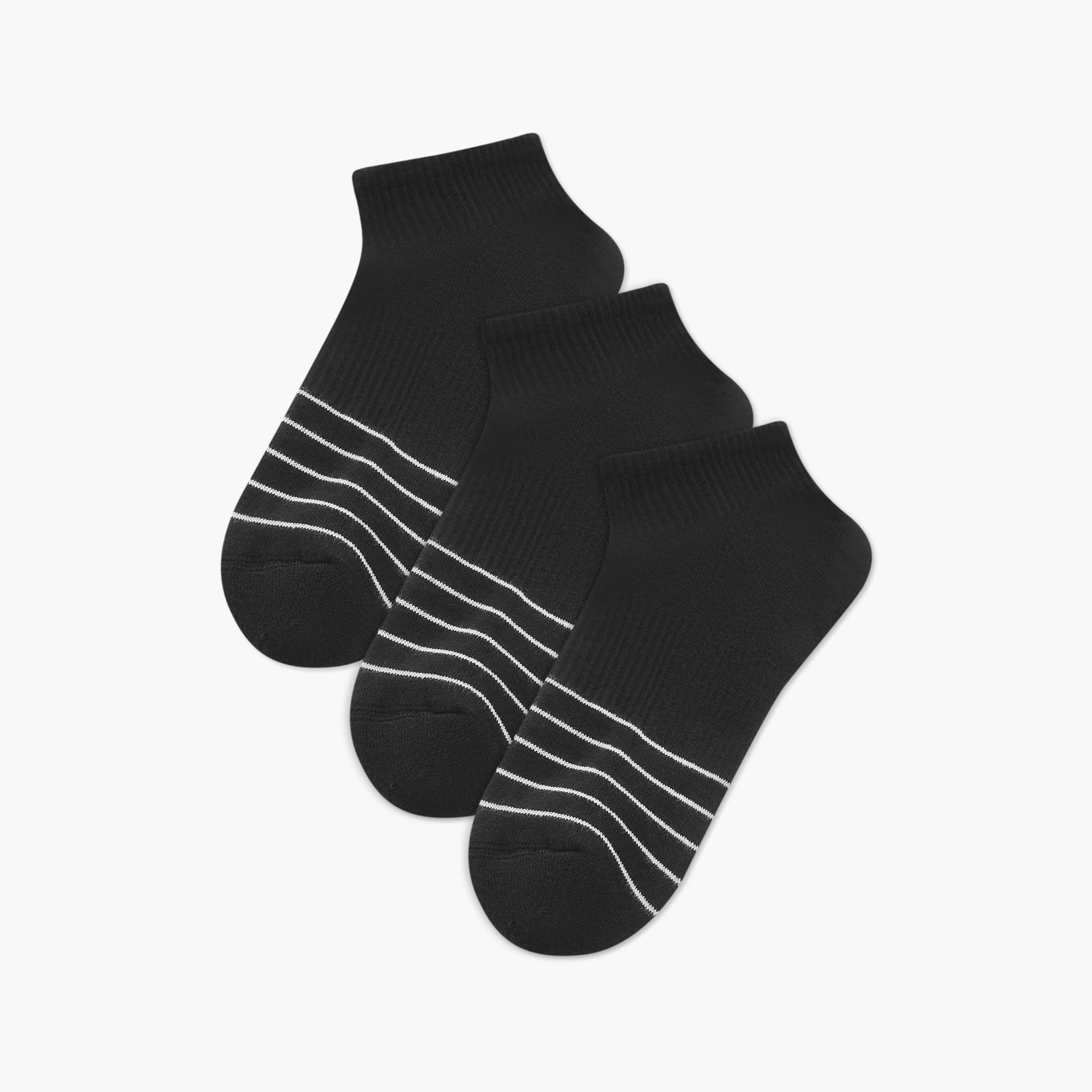 Set of 3 - Textured Ankle Length Socks-men-socks-image-1