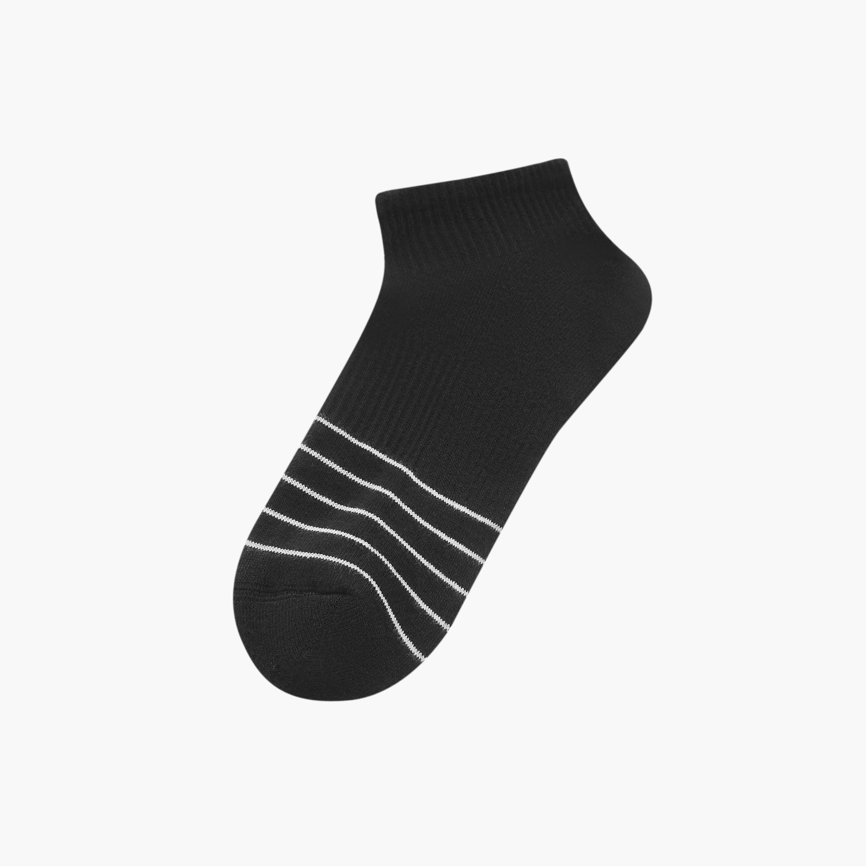 Set of 3 - Textured Ankle Length Socks-men-socks-image-2