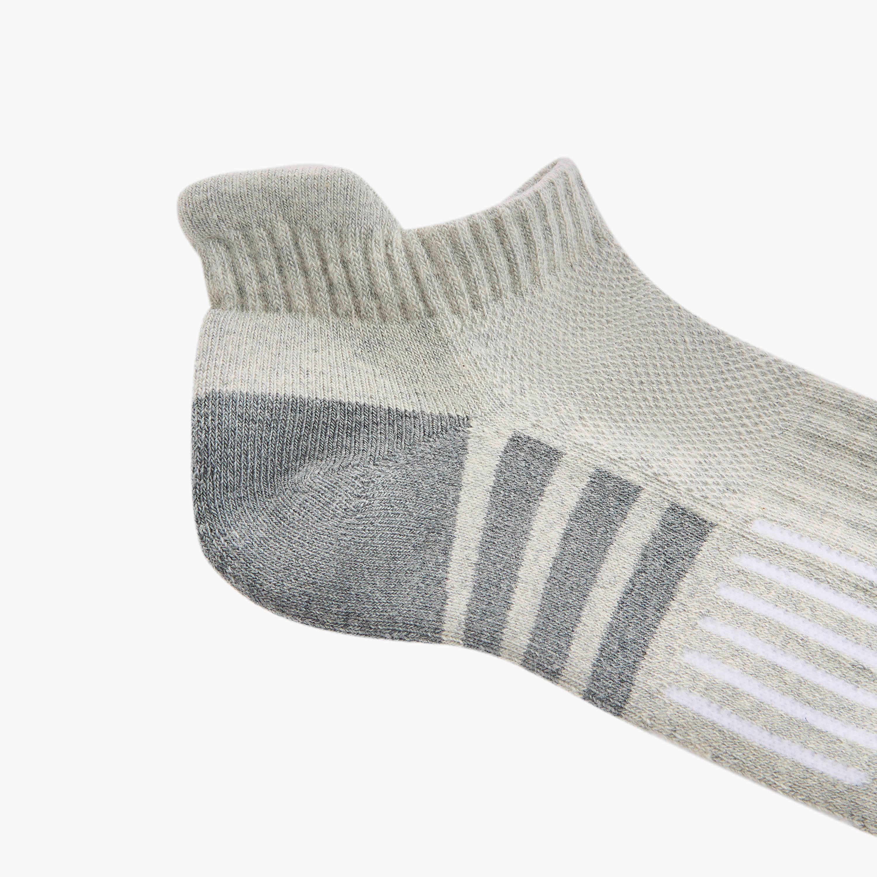 Set of 3 - Textured Ankle Length Socks-men-socks-image-5