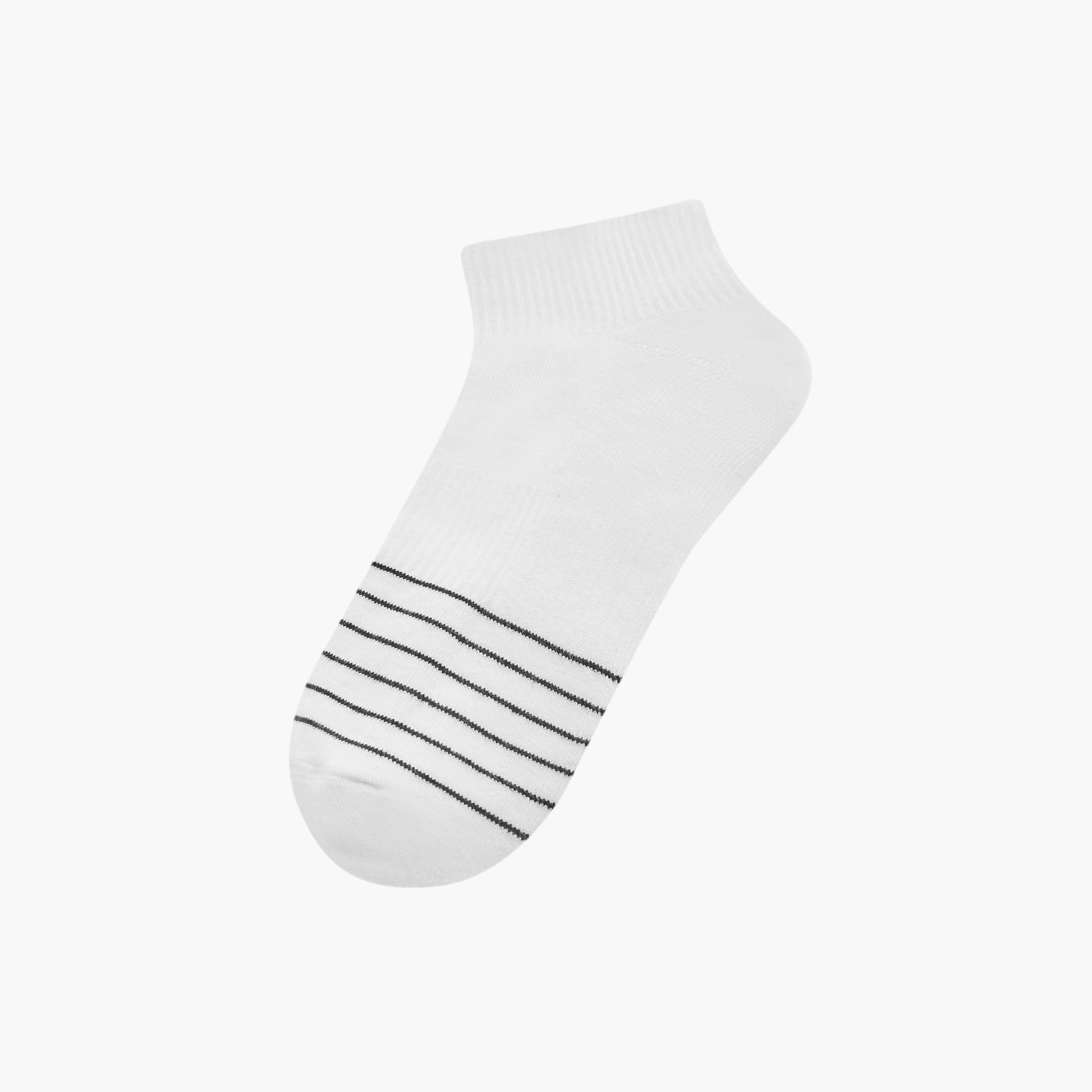 Set of 3 - Textured Ankle Length Socks-men-socks-image-2