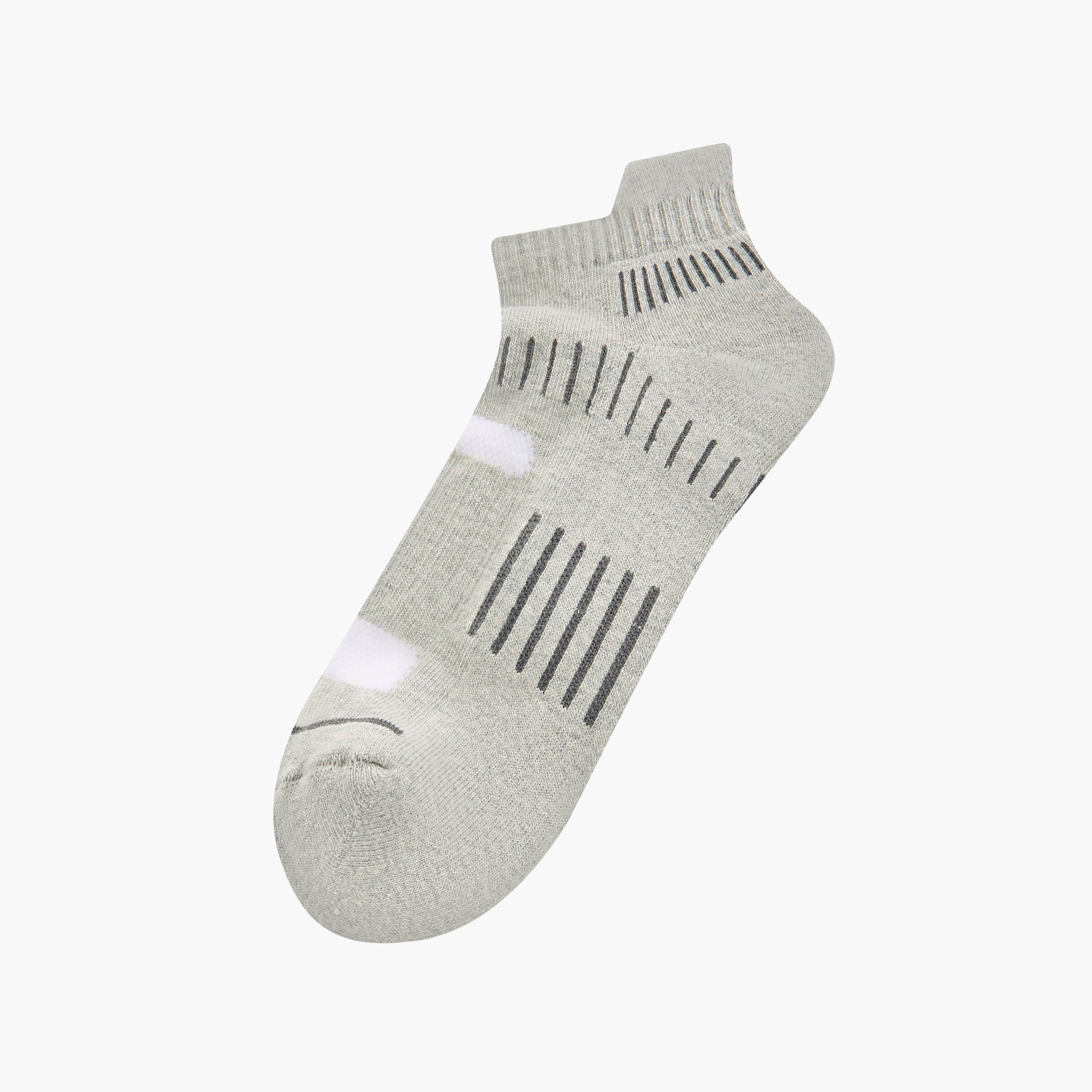 Set of 5 - Textured Ankle Length Socks with Antibacterial Protection-men-socks-image-2