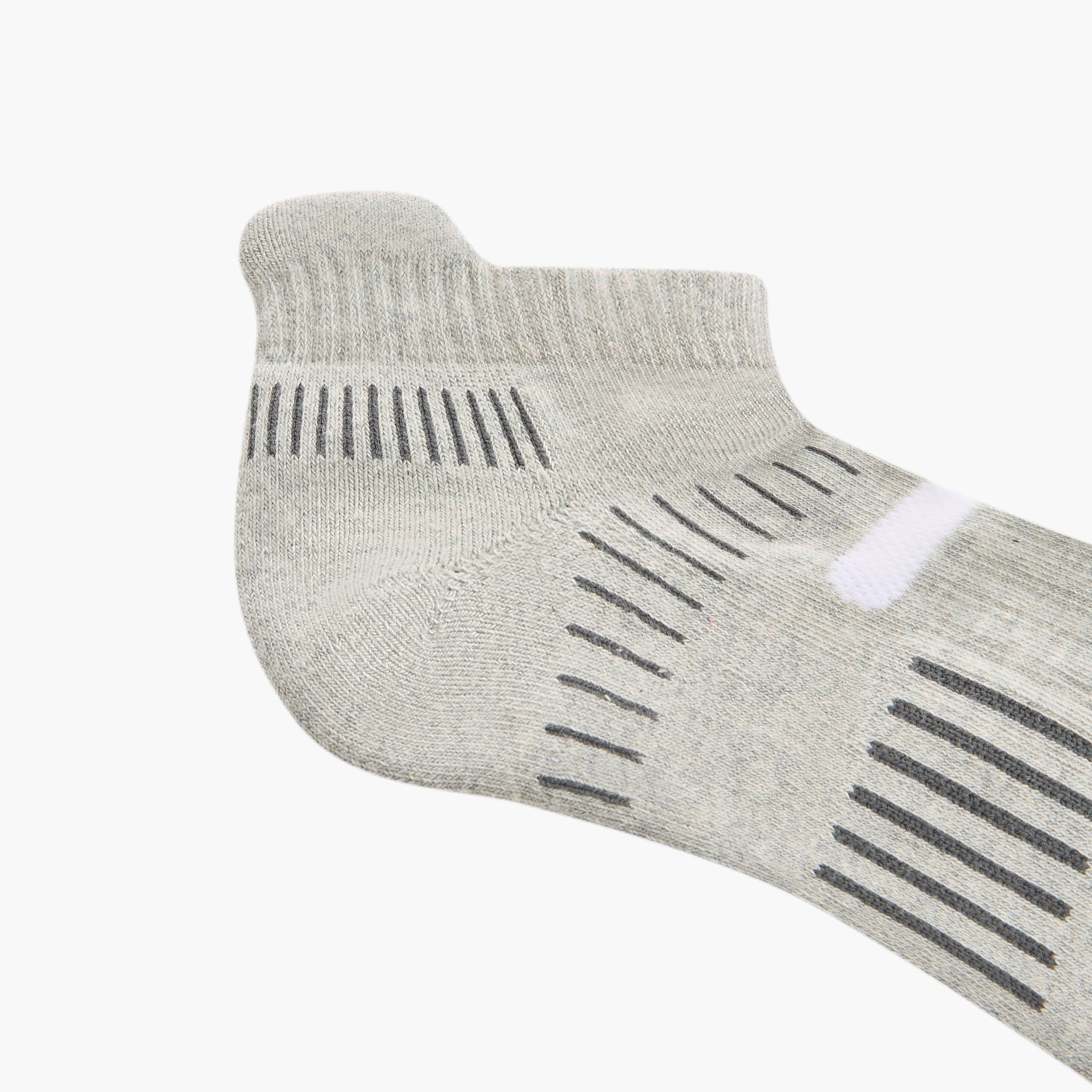 Set of 5 - Textured Ankle Length Socks with Antibacterial Protection-men-socks-image-5