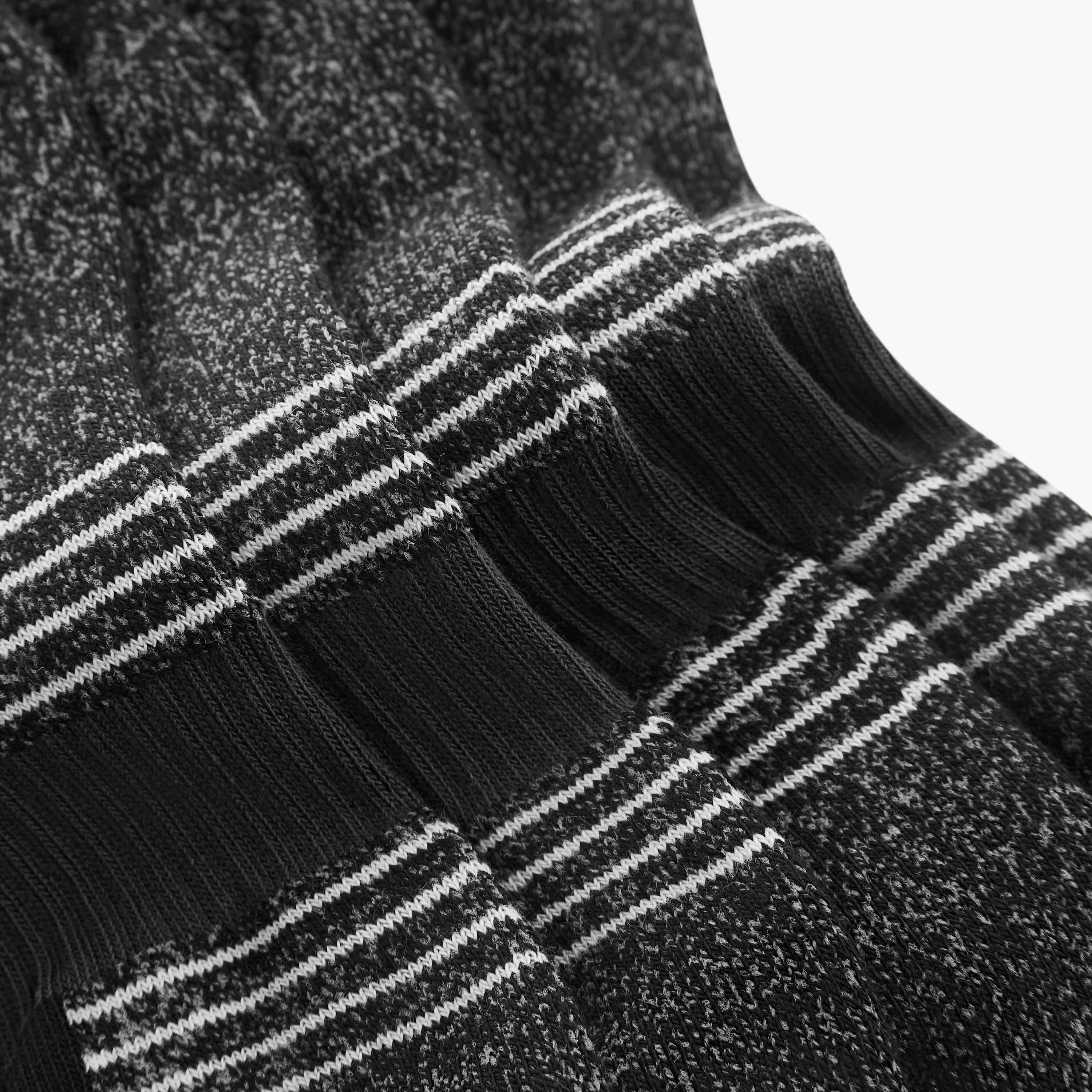 Set of 5 - Textured Ankle Length Socks with Antibacterial Protection-men-socks-image-4