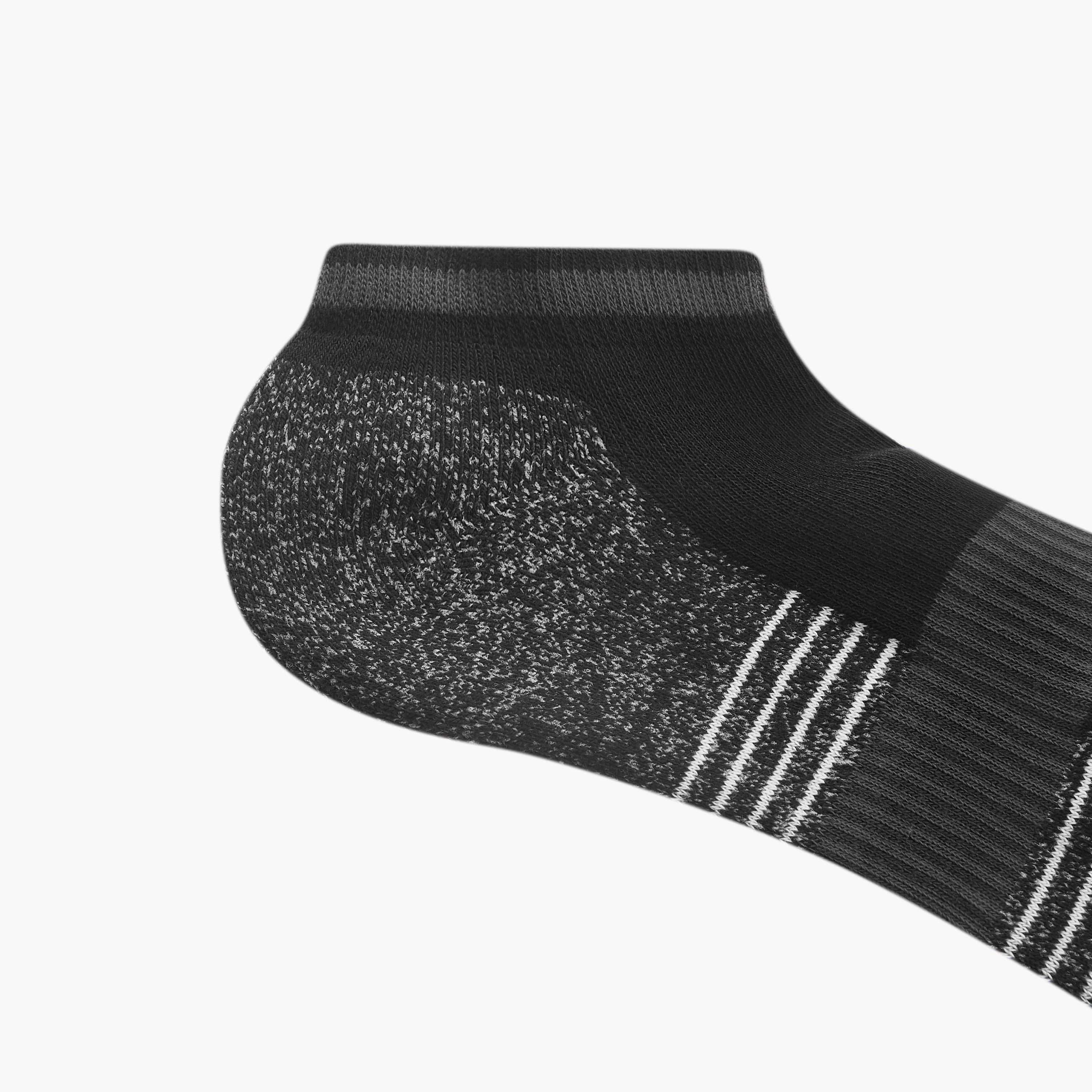 Set of 5 - Textured Ankle Length Socks with Antibacterial Protection-men-socks-image-5