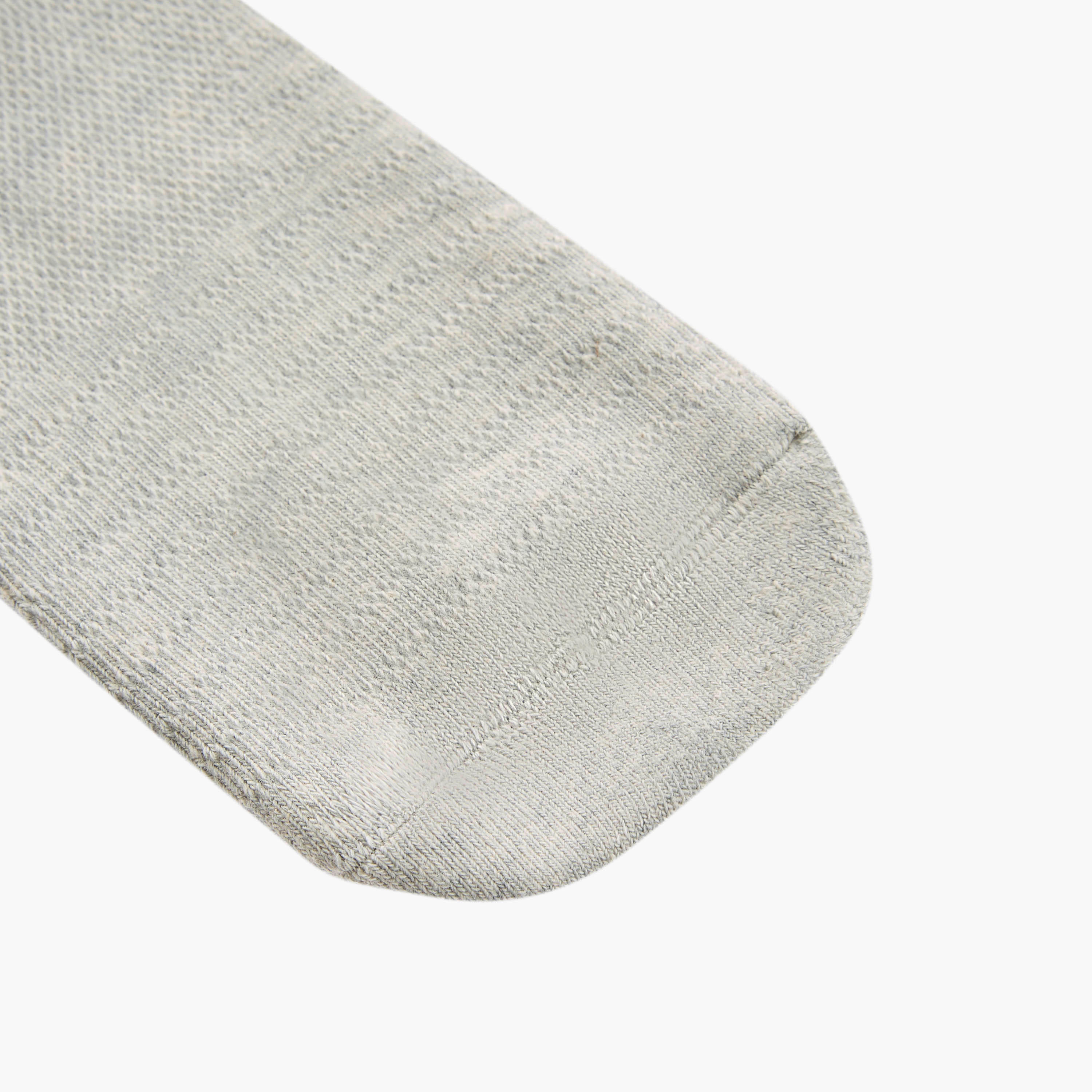 Set of 5 - Textured Ankle Length Socks with Antibacterial Protection-men-socks-image-3