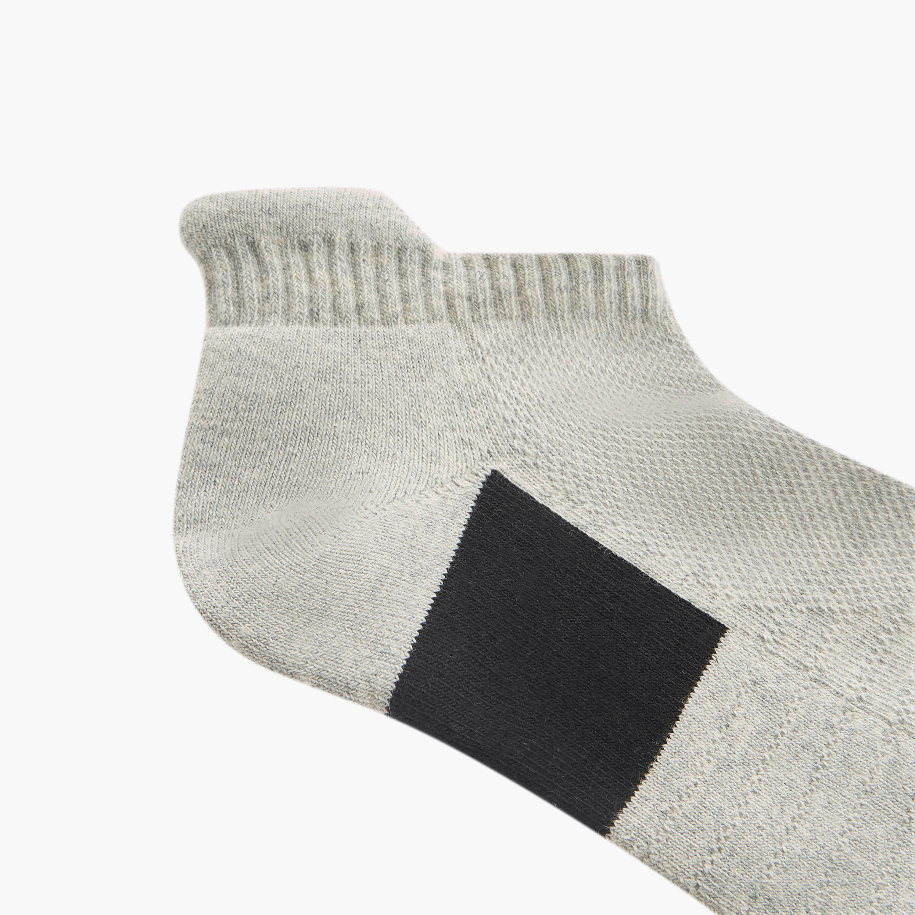 Set of 5 - Textured Ankle Length Socks with Antibacterial Protection-men-socks-image-5