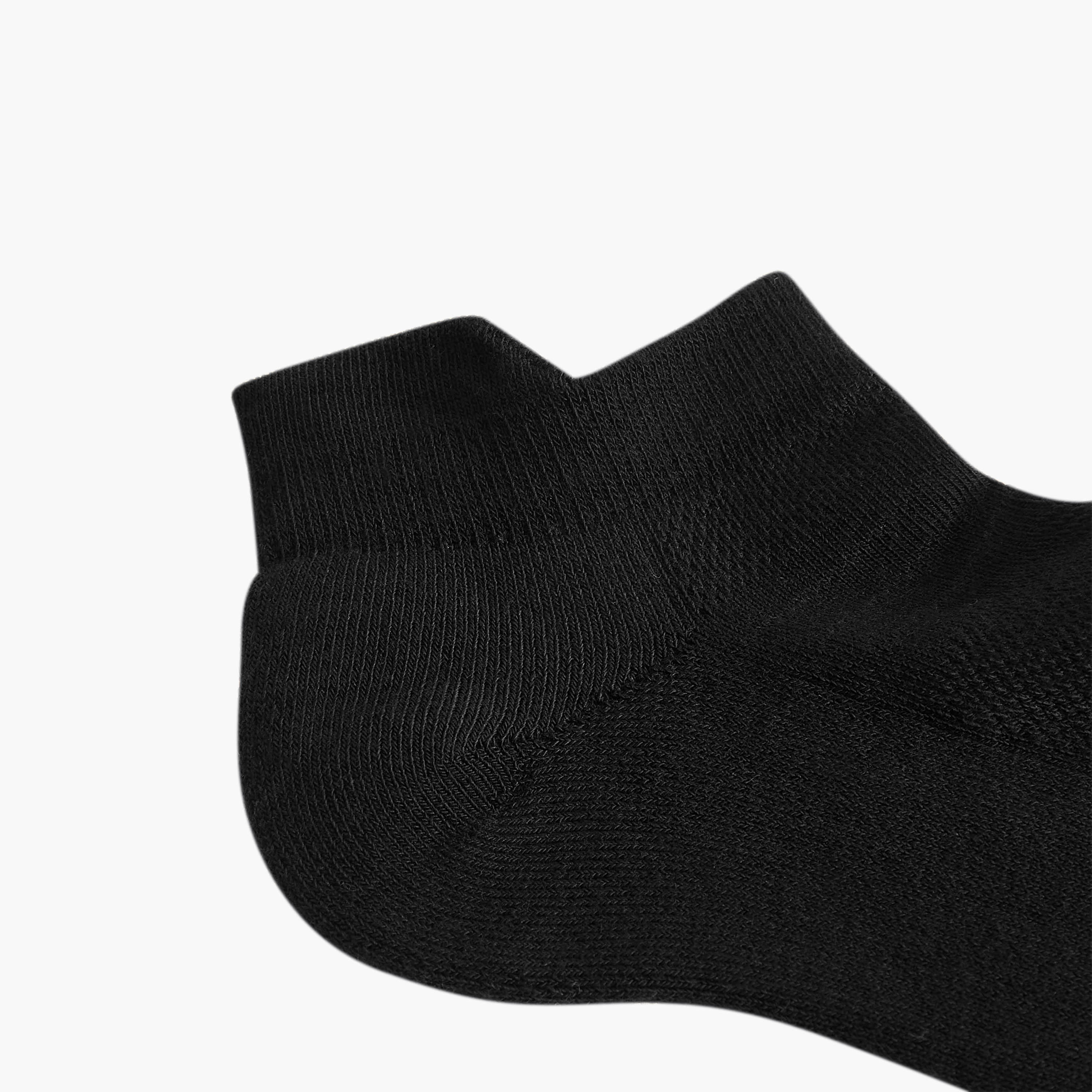 Set of 5 - Textured Ankle Length Socks with Antibacterial Protection-men-socks-image-5