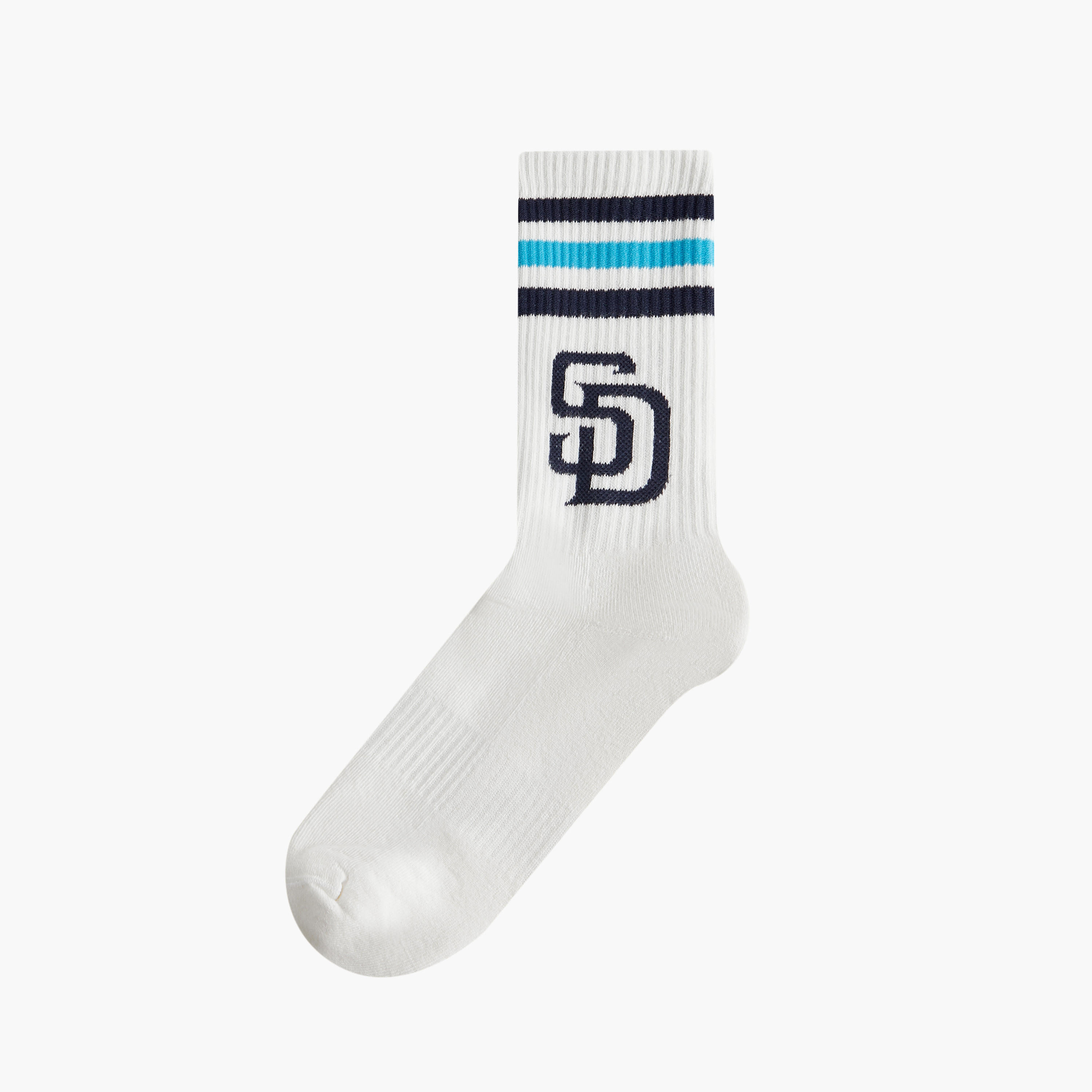 Pack of 3 - Textured Crew Length Socks with Antibacterial Protection-men-socks-image-2