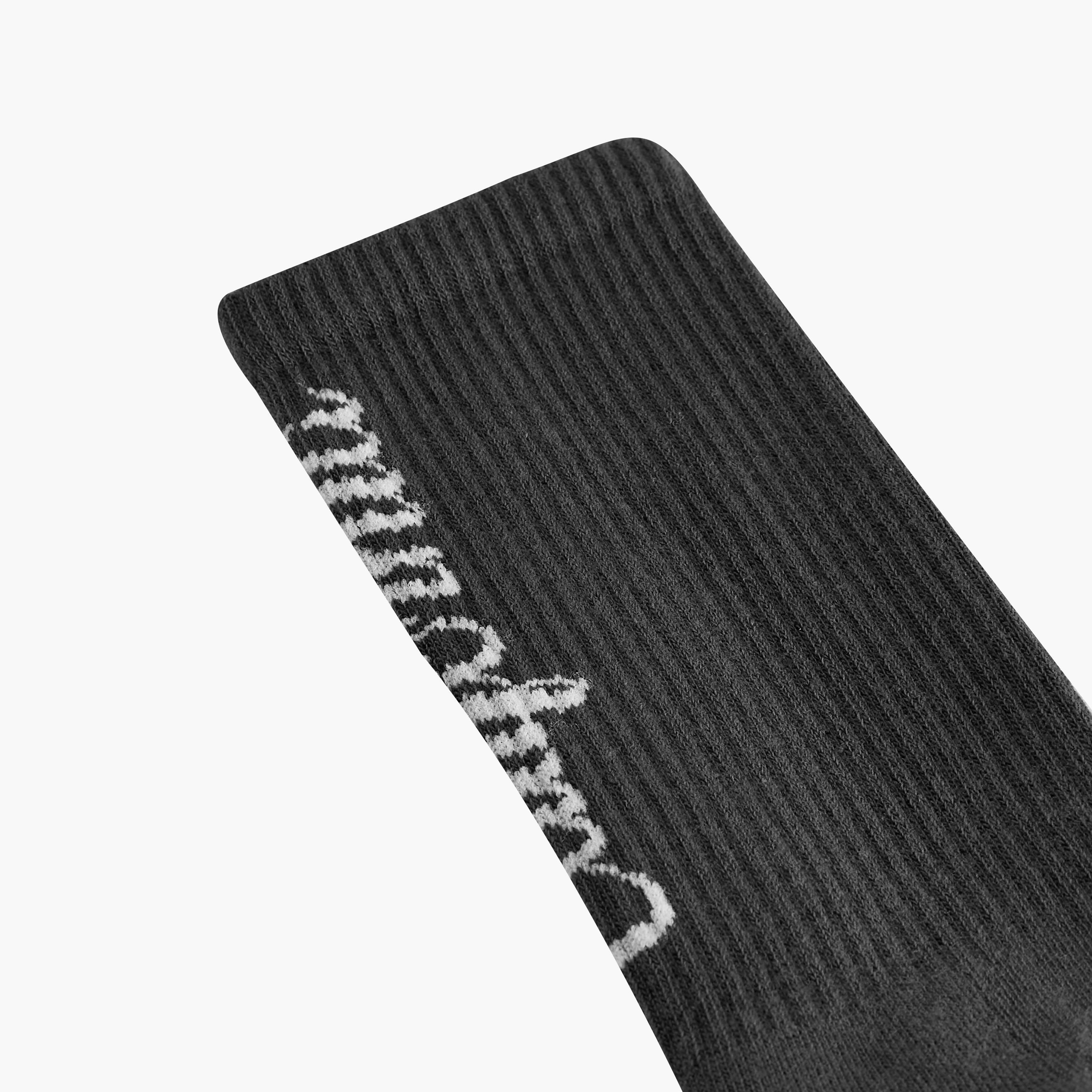 Pack of 3 - Textured Crew Length Socks with Antibacterial Protection-men-socks-image-3