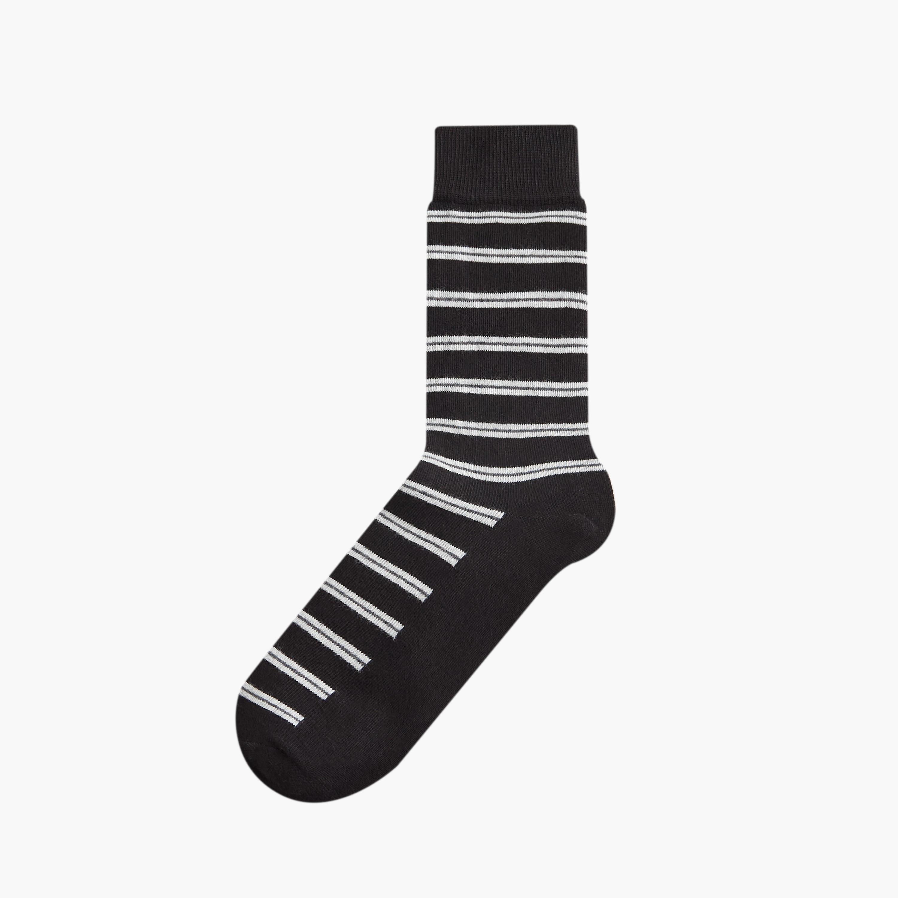 Set of 5 - Textured Crew Length Socks-men-socks-image-2