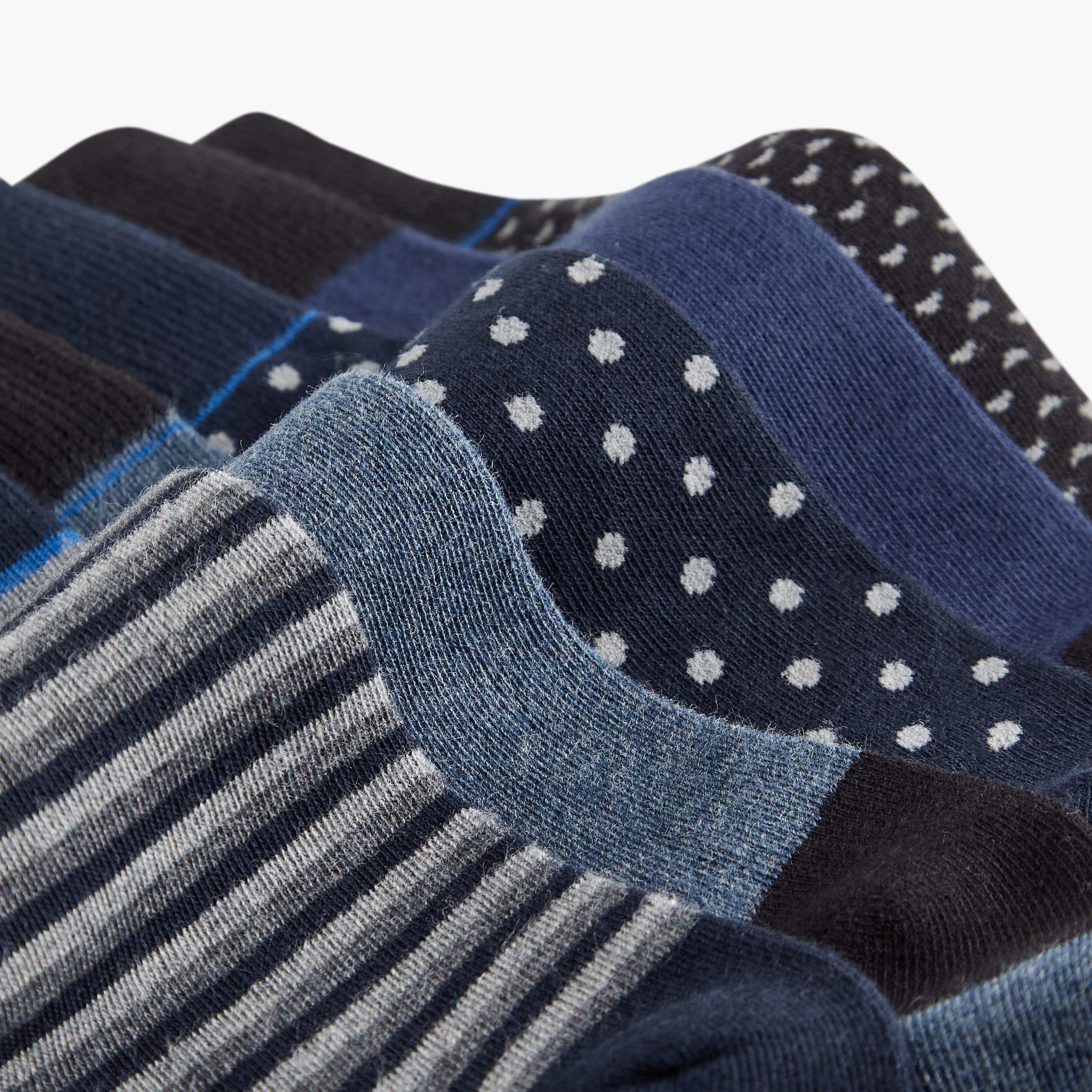 طقم جوارب بارز الملمس 5 أزواج بطول ربلة الساق-men-socks-image-4