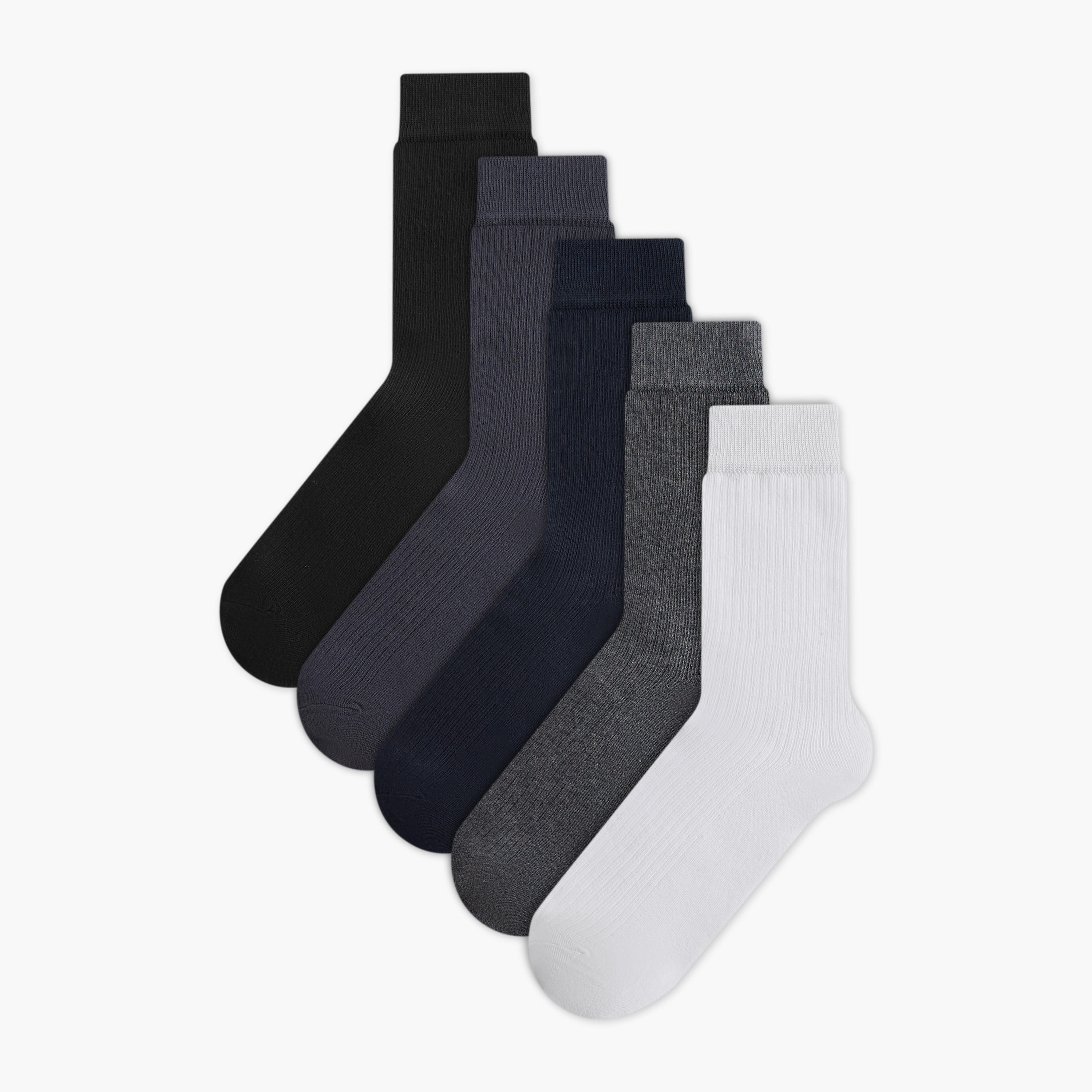 طقم جوارب 5 أزواج بحماية من البكتيريا-men-socks-image-1