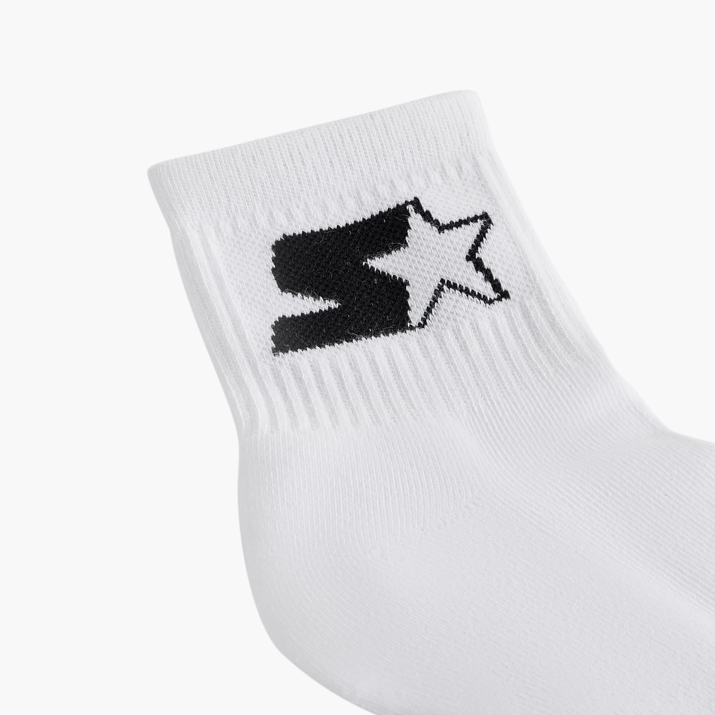 طقم جوارب 3 أزواج بارزة الملمس بطول الكاحل من ستارتر-men-socks-image-1