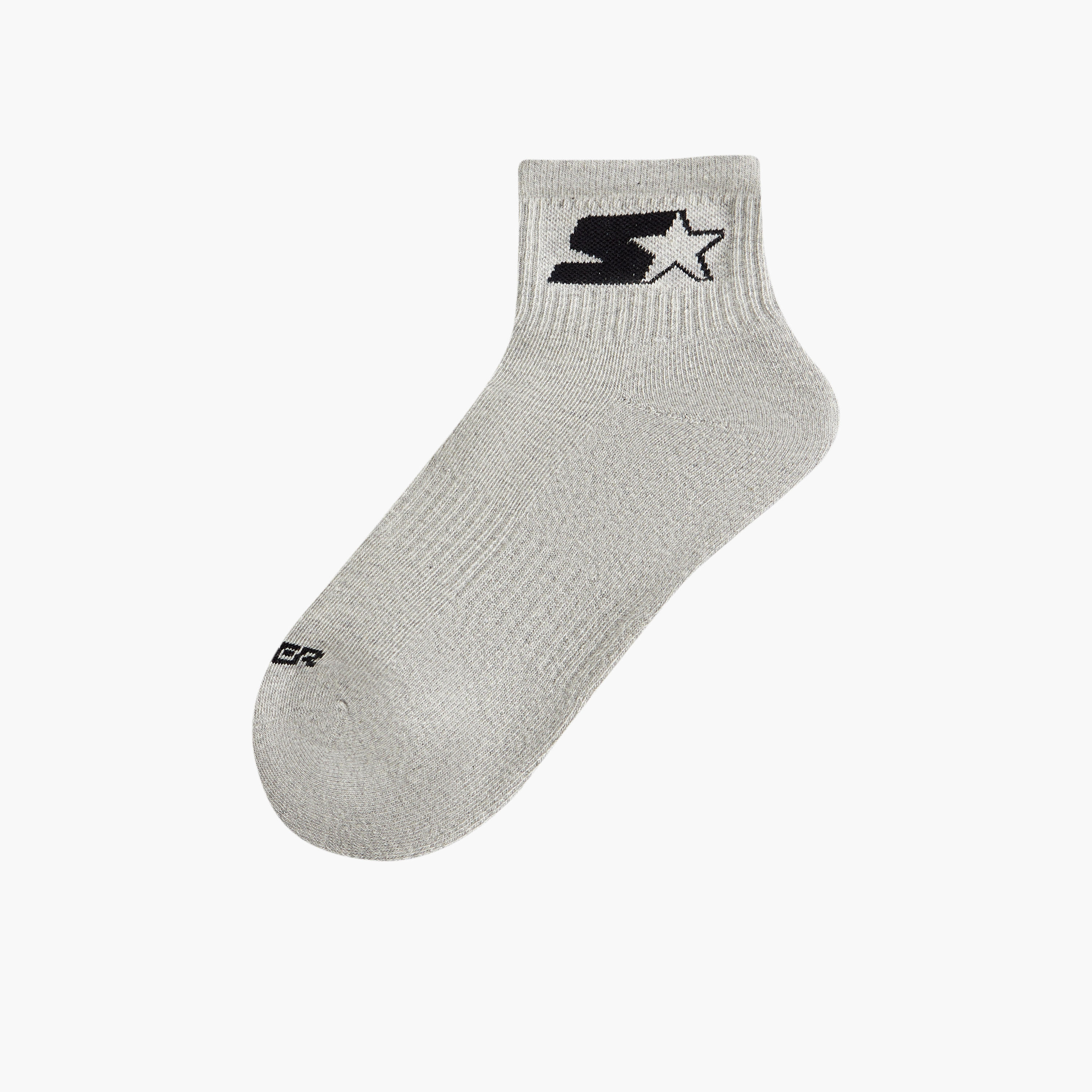 طقم جوارب 3 أزواج بارزة الملمس بطول الكاحل من ستارتر-men-socks-image-2