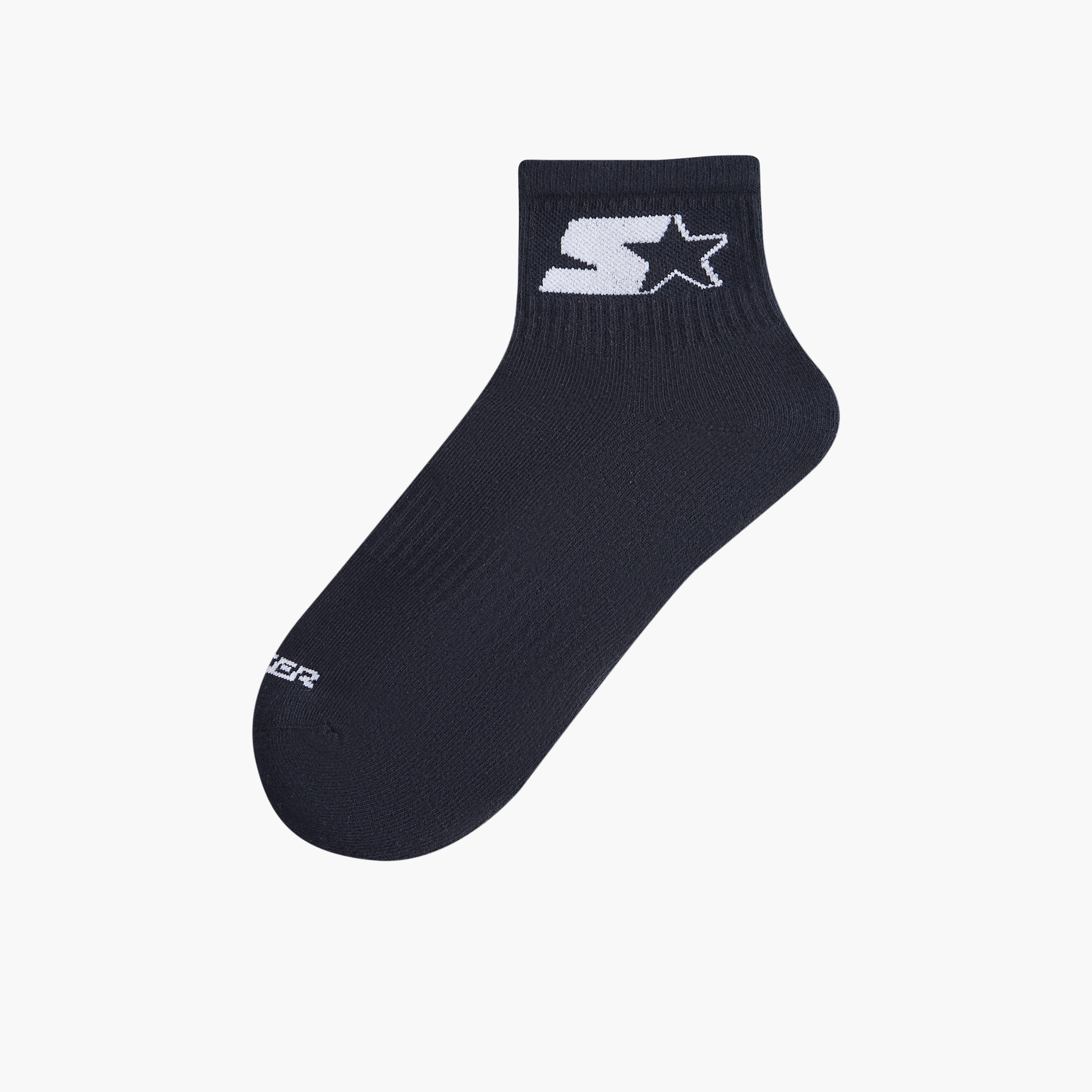 طقم جوارب 3 أزواج بارزة الملمس بطول الكاحل من ستارتر-men-socks-image-4