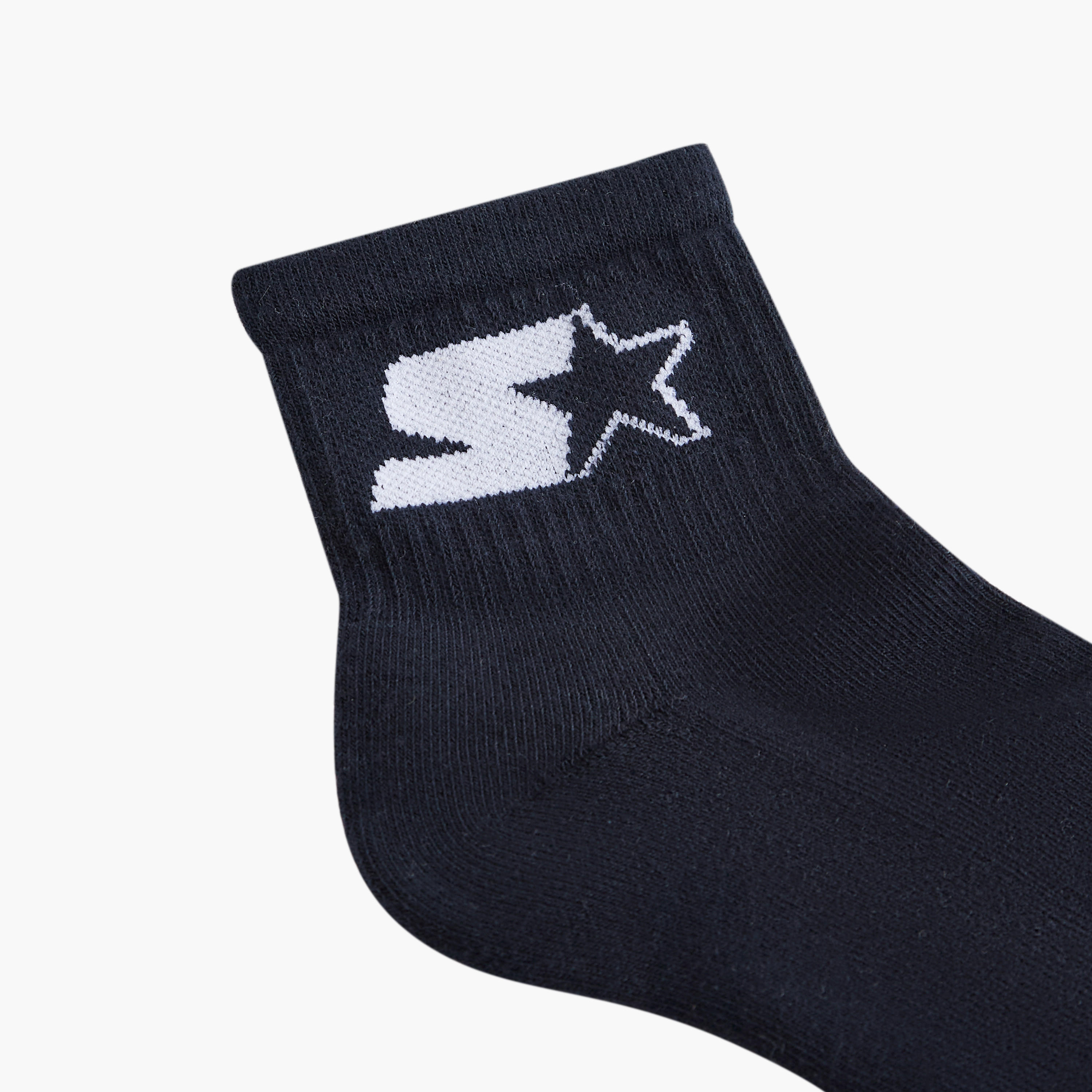 طقم جوارب 3 أزواج بارزة الملمس بطول الكاحل من ستارتر-men-socks-image-1