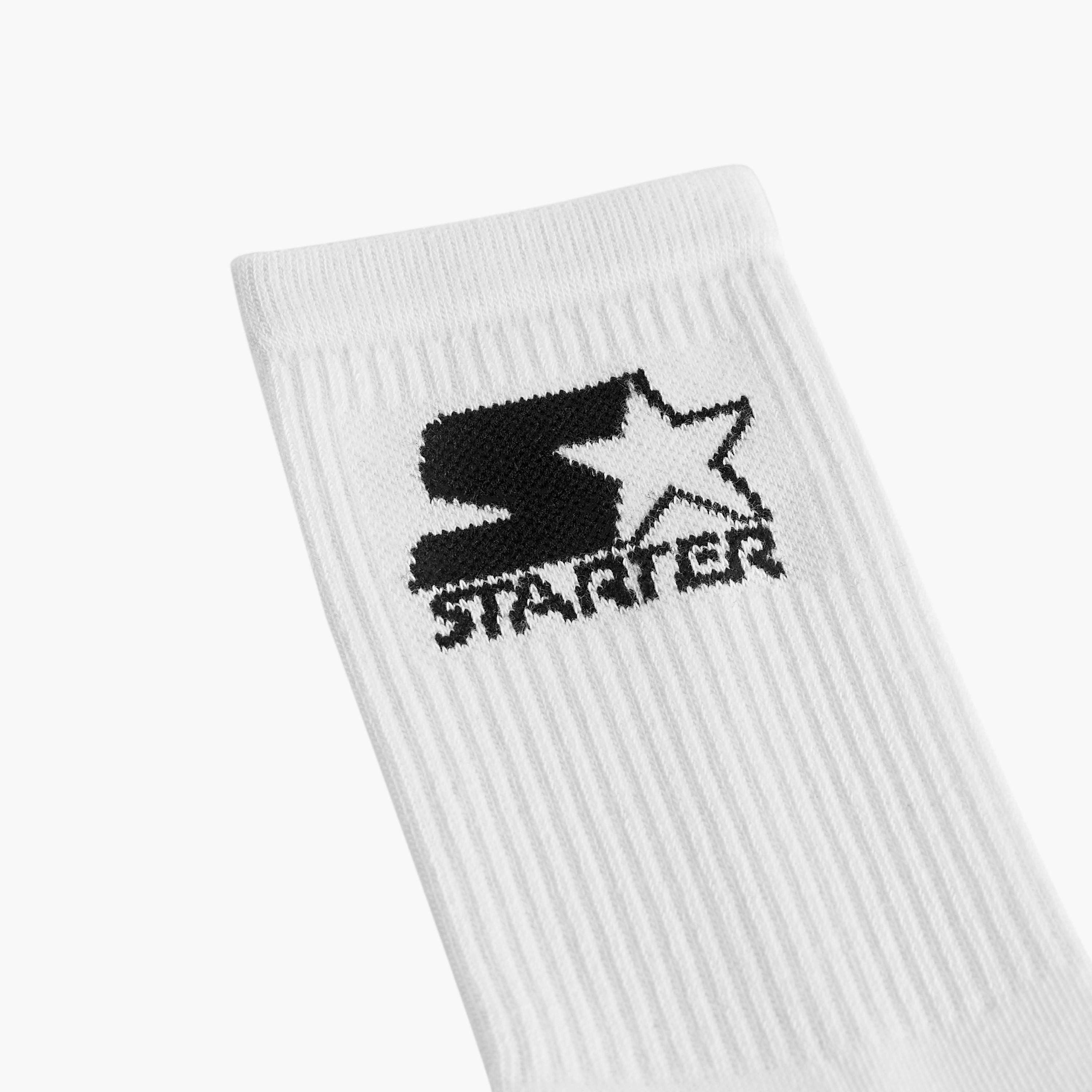 Set of 3 - Starter Ribbed Crew Length Socks with Antibacterial Protection-men-socks-image-3
