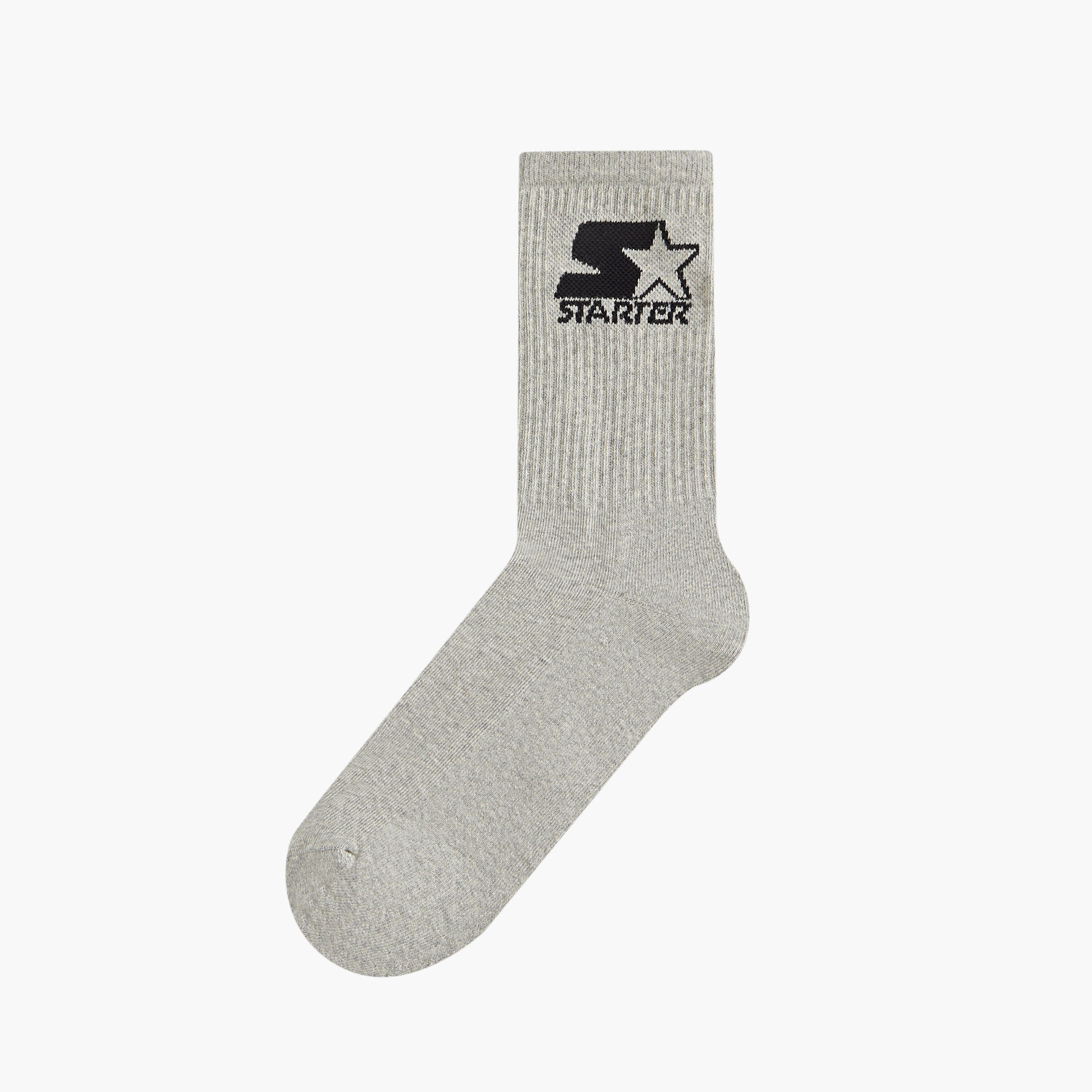 Set of 3 - Starter Ribbed Crew Length Socks with Antibacterial Protection-men-socks-image-2