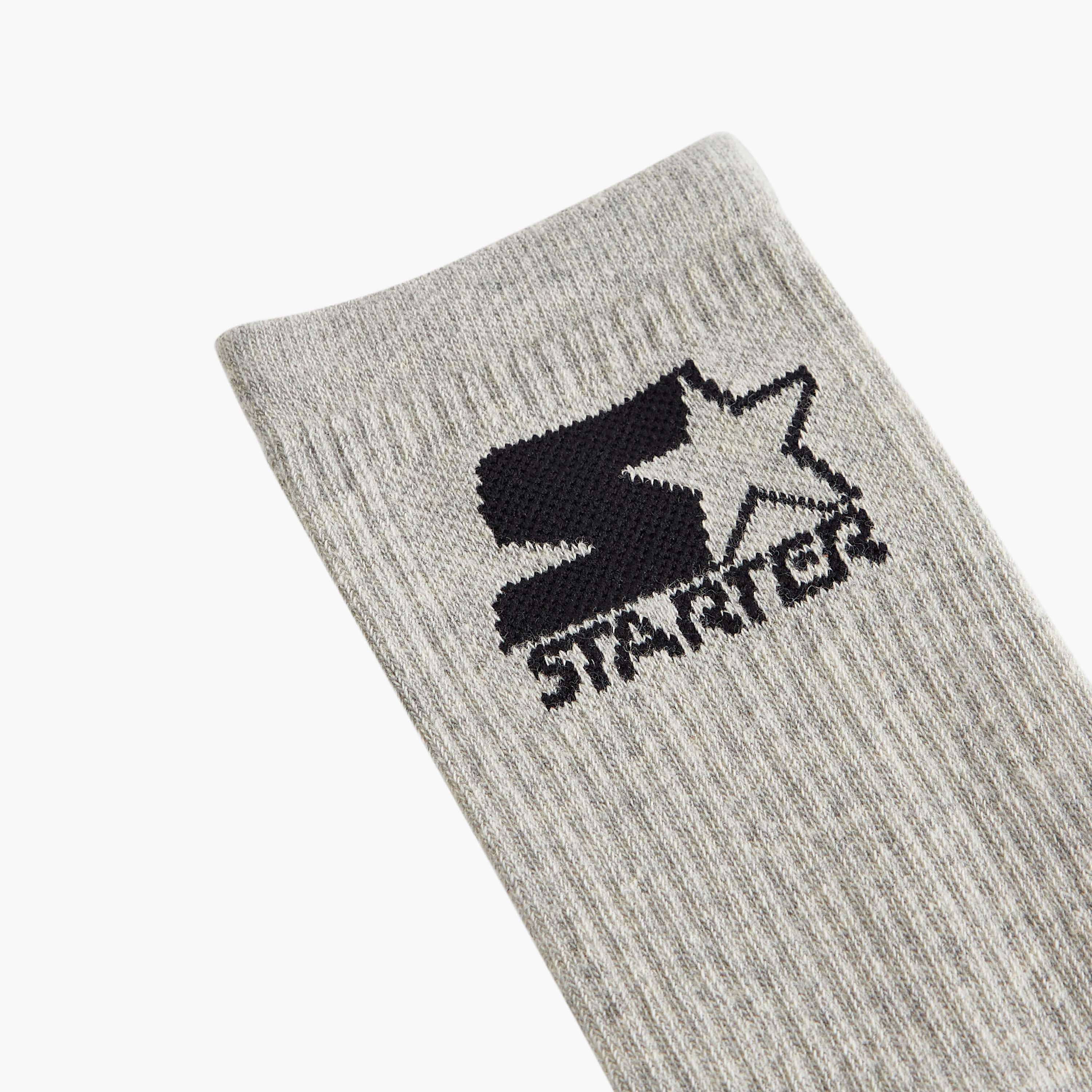 Set of 3 - Starter Ribbed Crew Length Socks with Antibacterial Protection-men-socks-image-3