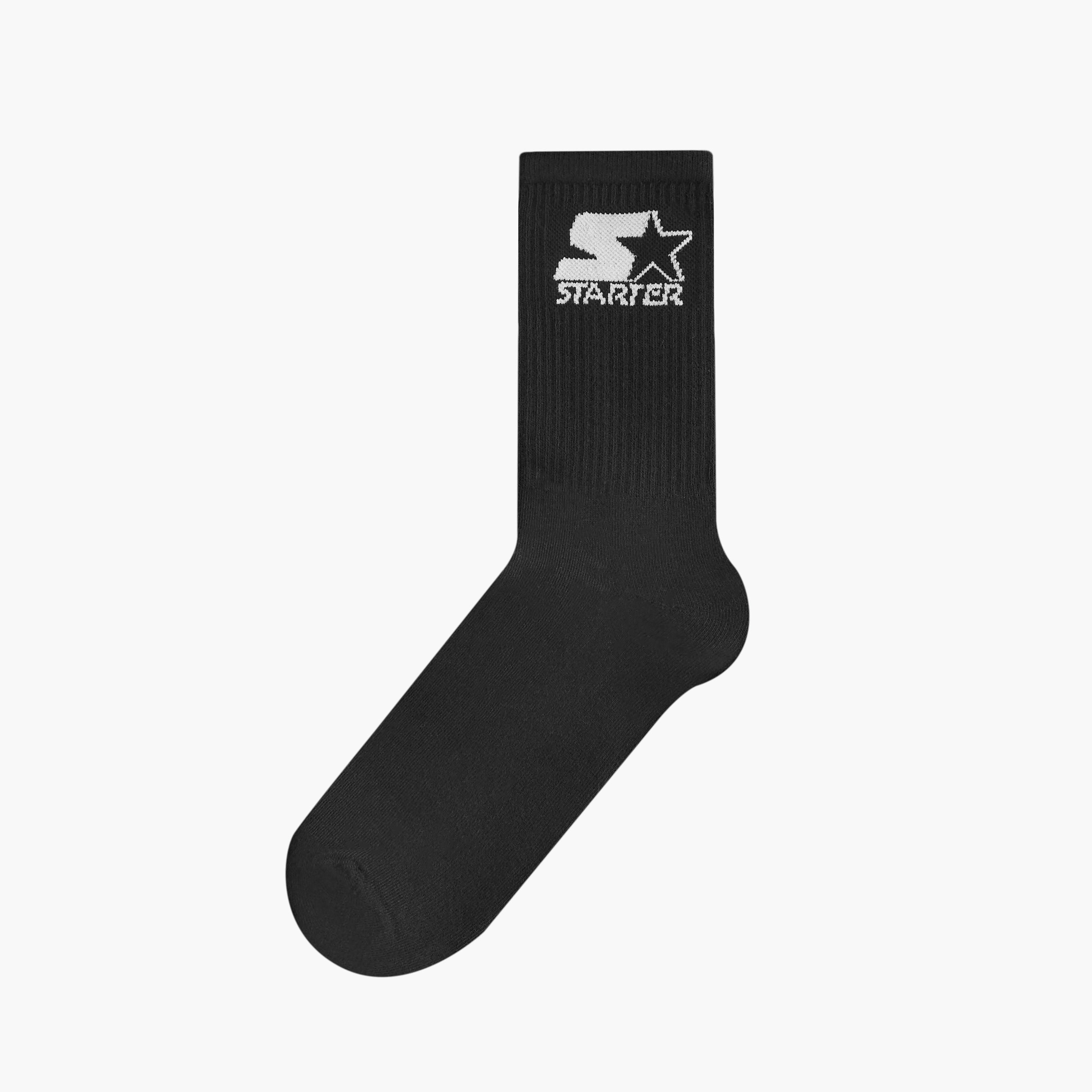 Set of 3 - Starter Ribbed Crew Length Socks with Antibacterial Protection-men-socks-image-2