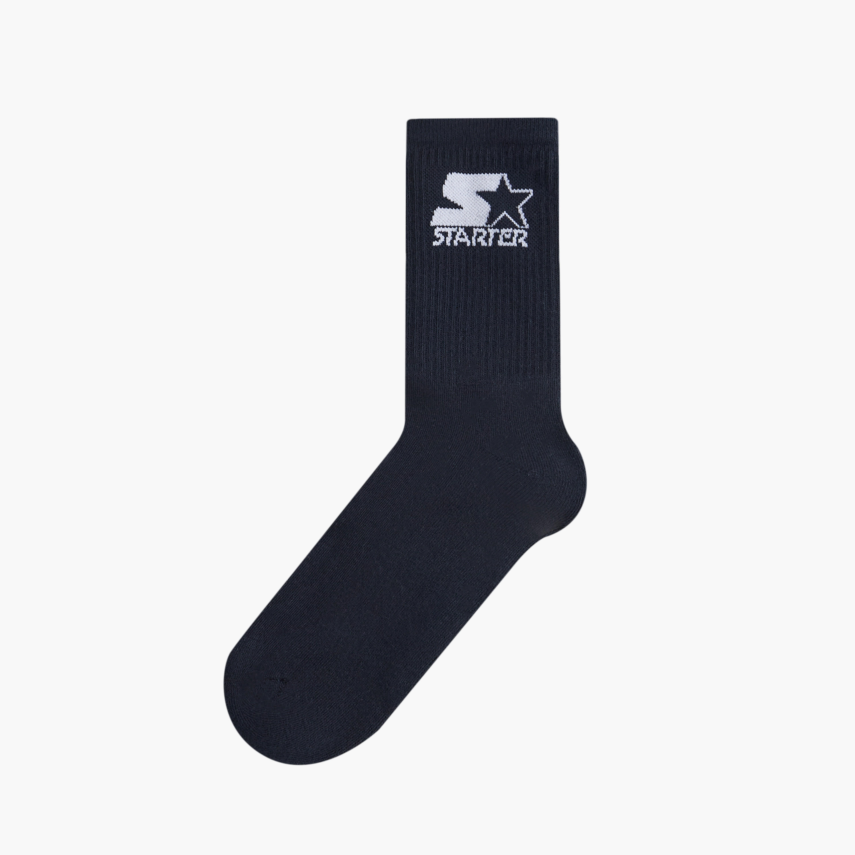 Set of 3 - Starter Ribbed Crew Length Socks with Antibacterial Protection-men-socks-image-2