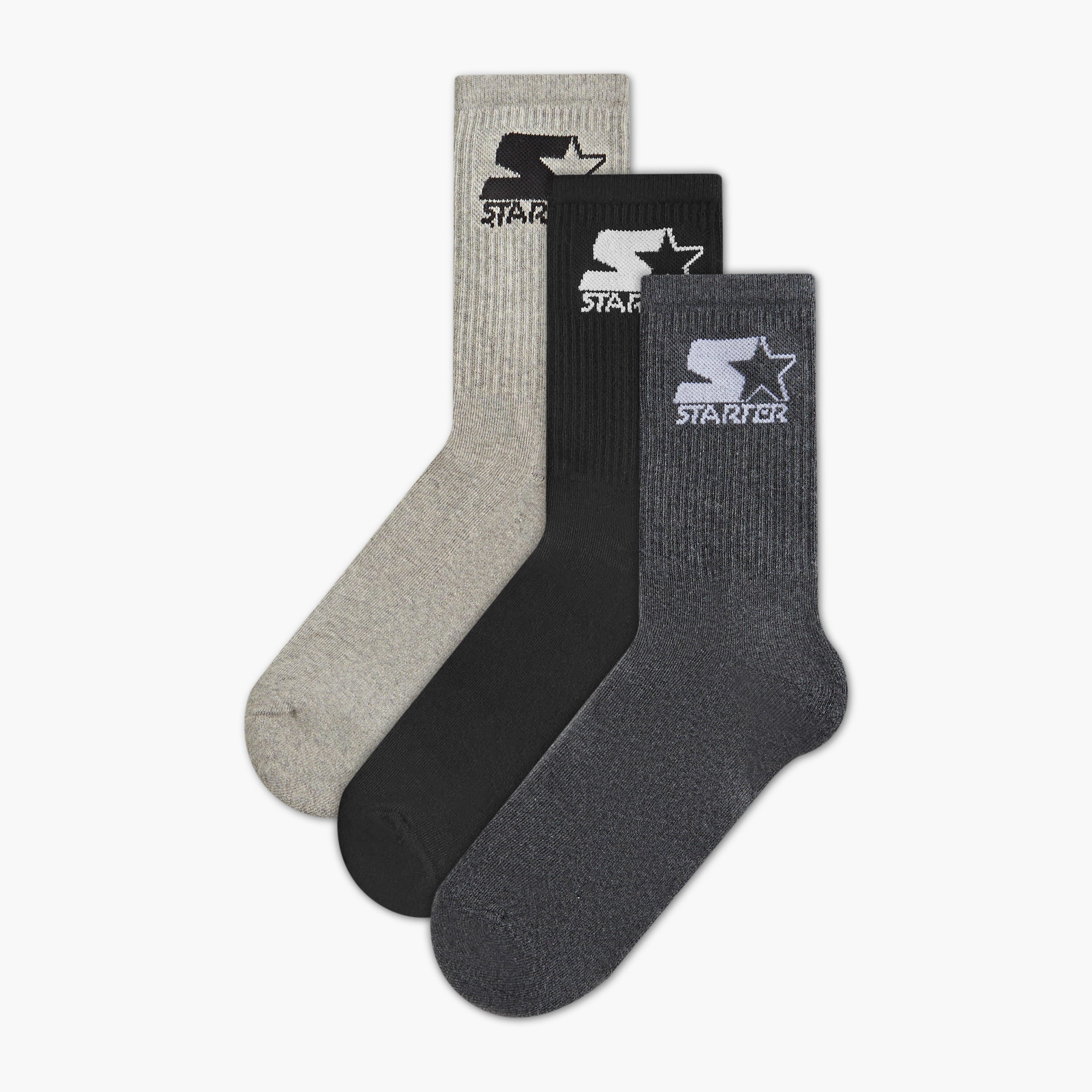 طقم جوارب 3 أزواج بحماية من البكتيريا-men-socks-image-1