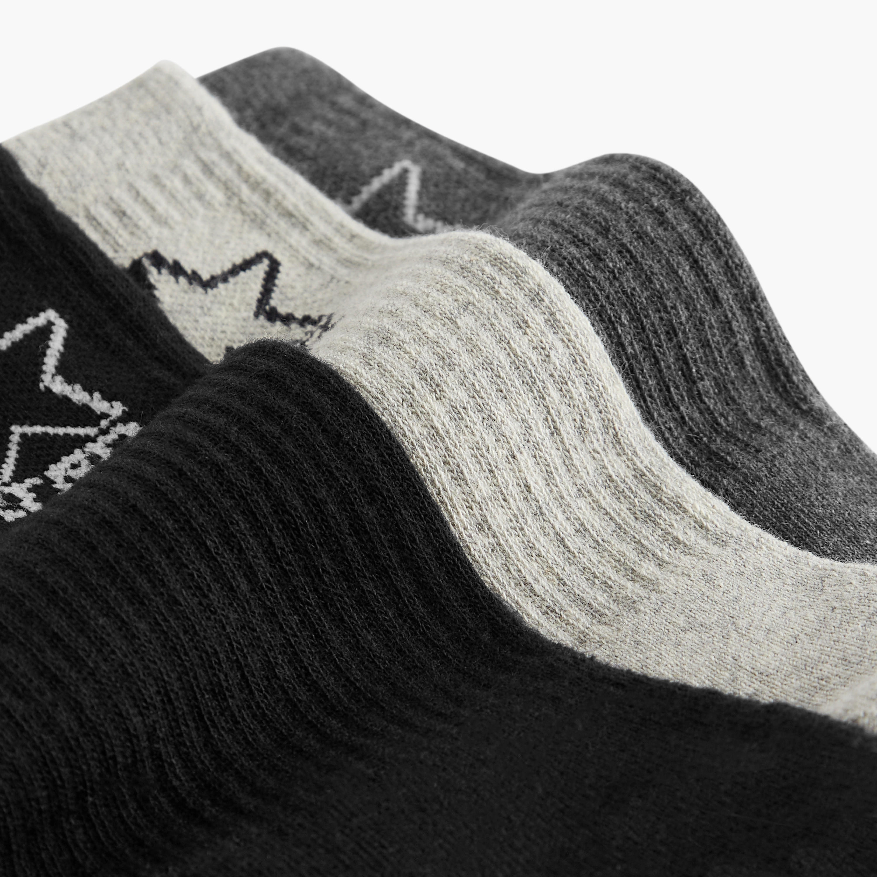 طقم جوارب 3 أزواج بحماية من البكتيريا-men-socks-image-4