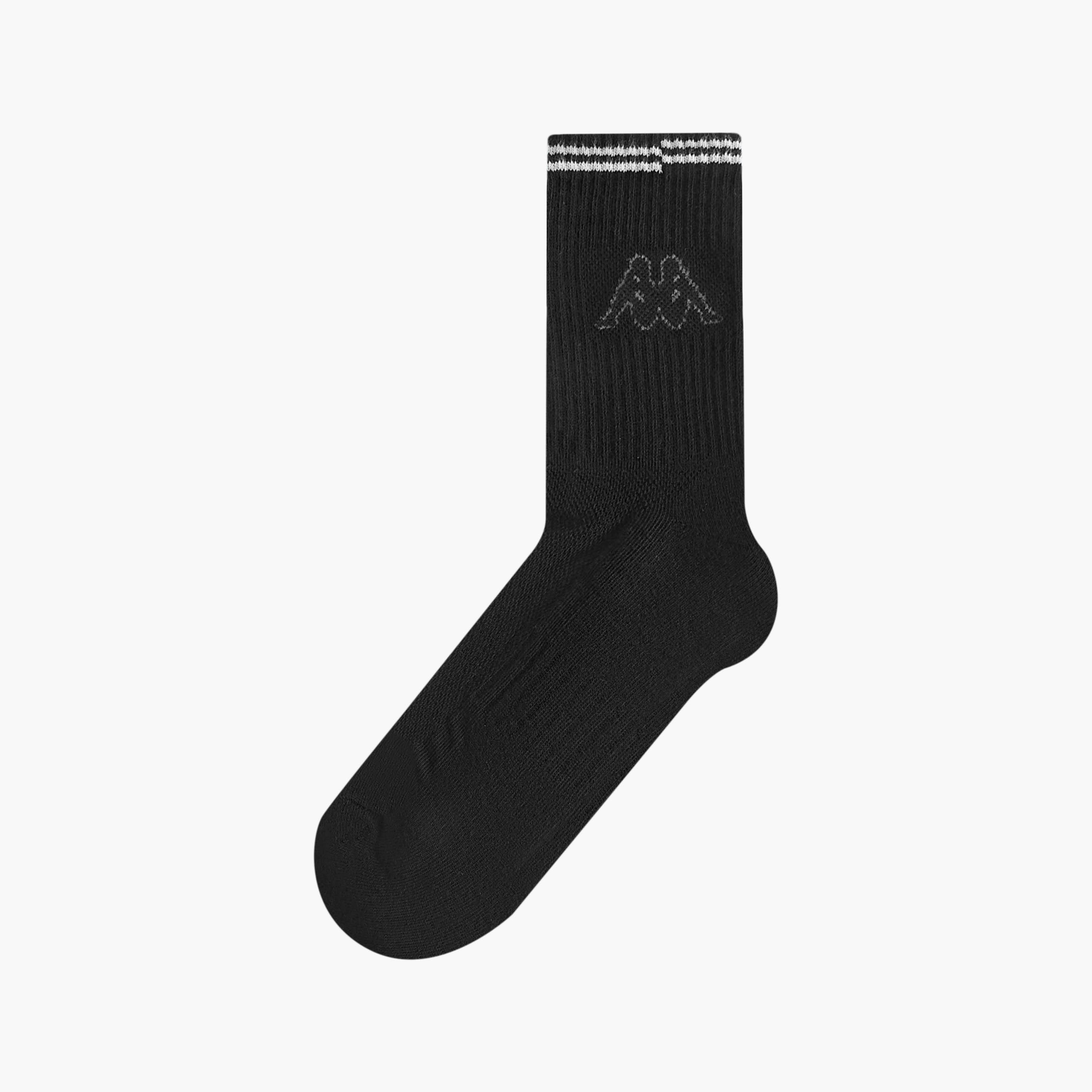 طقم جوارب 3 أزواج رجالي بطبعات شعار من كابا-men-socks-image-2