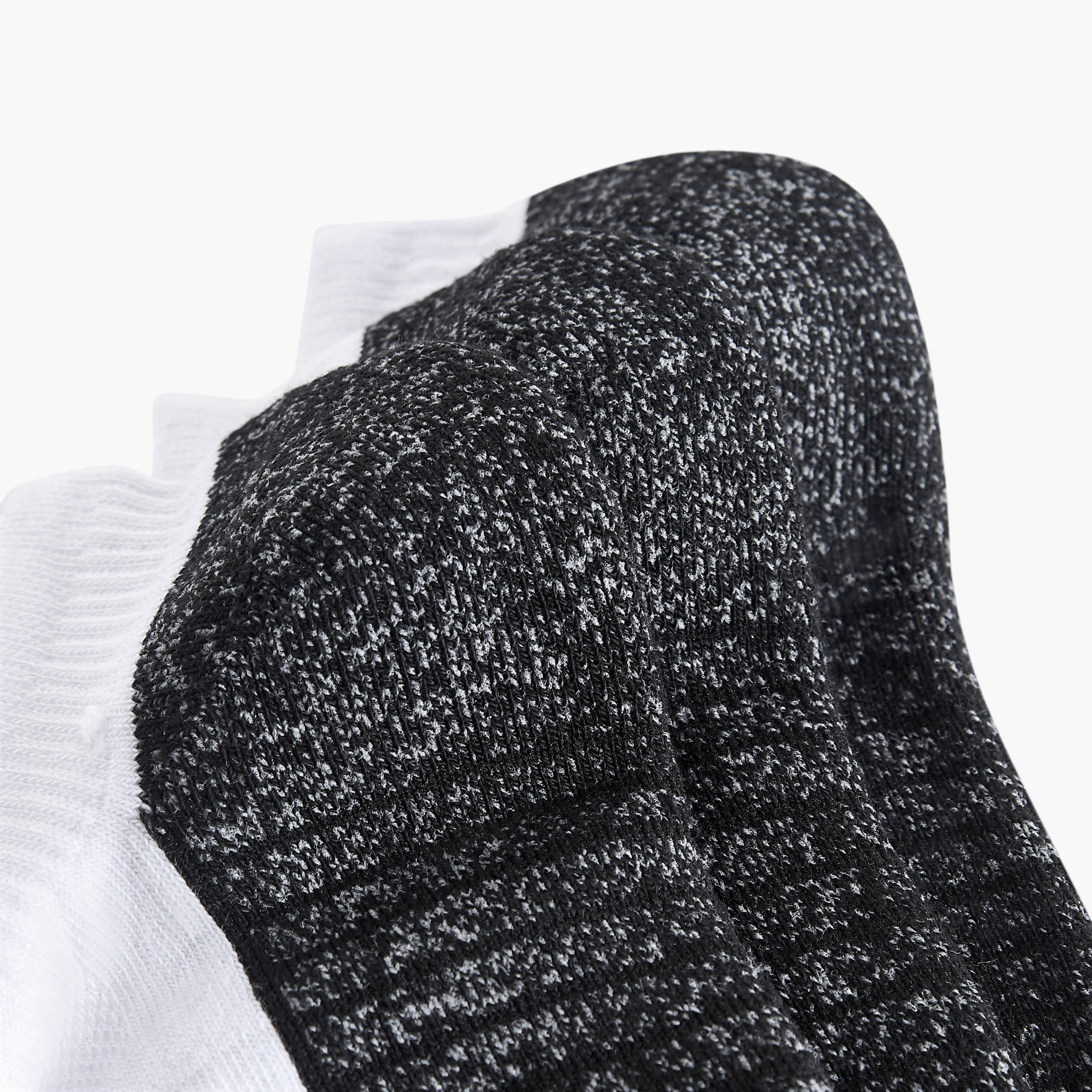 Set of 3 - Kappa Striped Ankle Length Half Terry Socks-men-socks-image-4