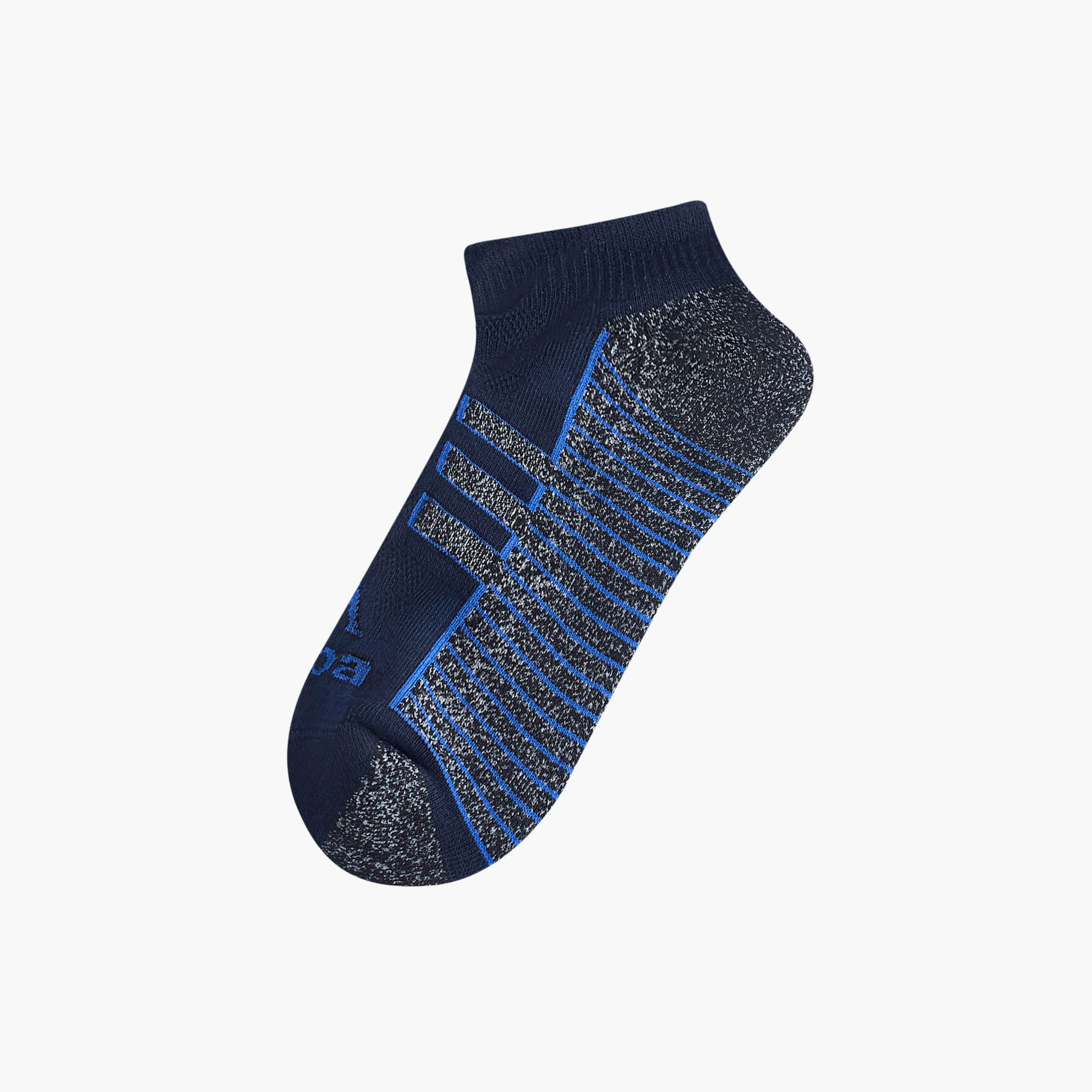 Set of 3 - Kappa Striped Ankle Length Half Terry Socks-men-socks-image-2