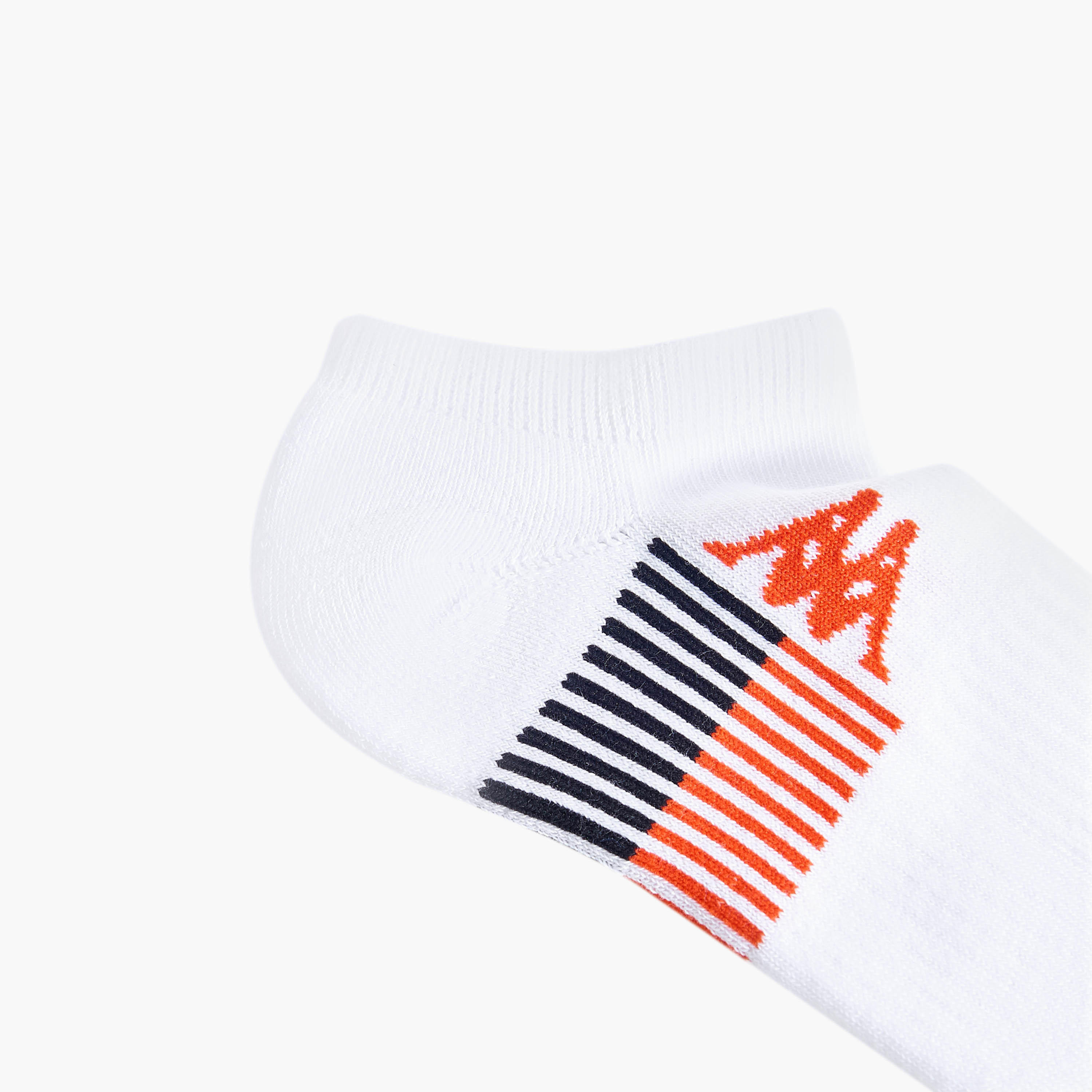 Set of 3 - Kappa Striped Ankle Length Half Terry Socks-men-socks-image-5